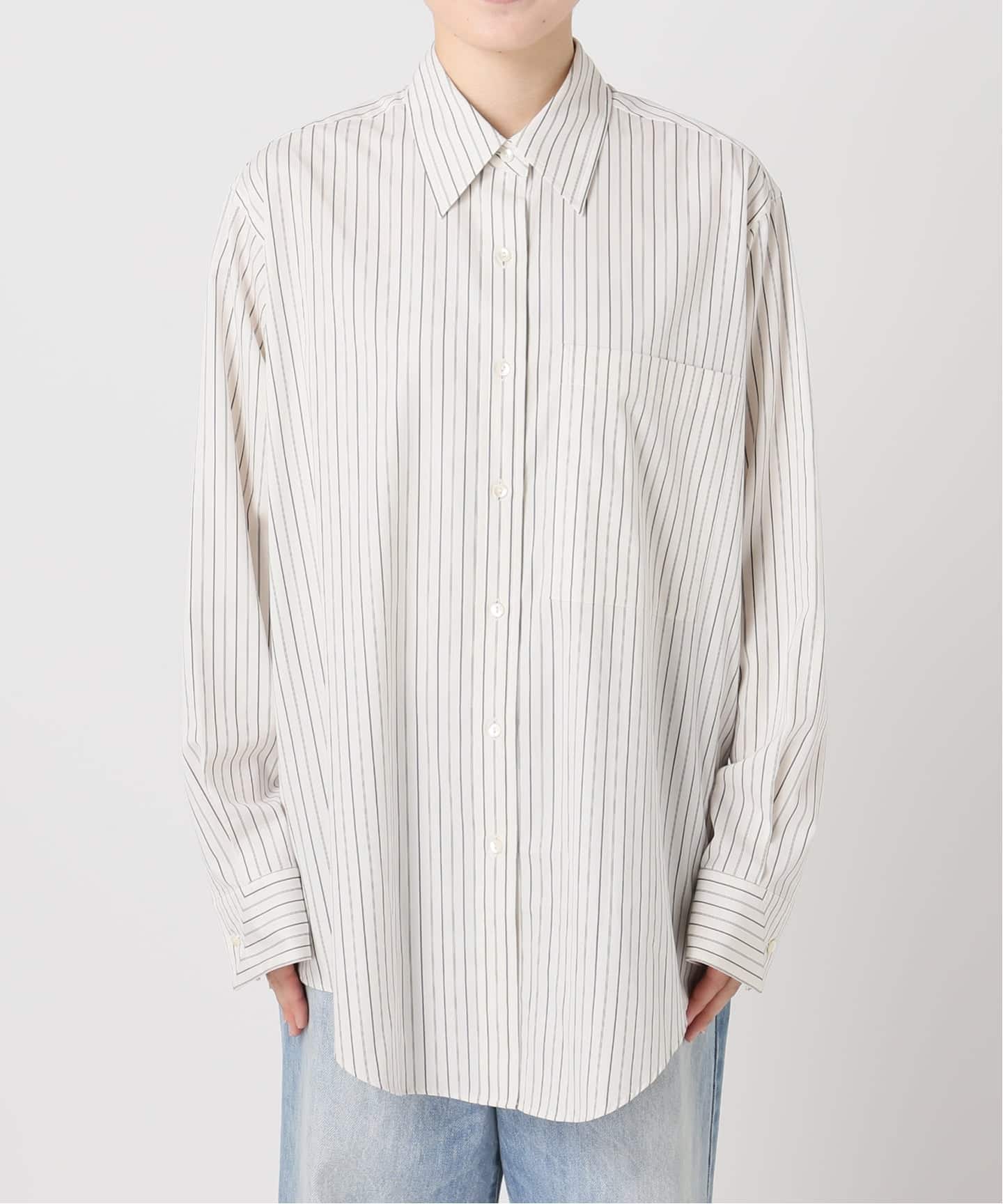 予約》nuance stripe シャツ（シャツ／ブラウス）｜Plage