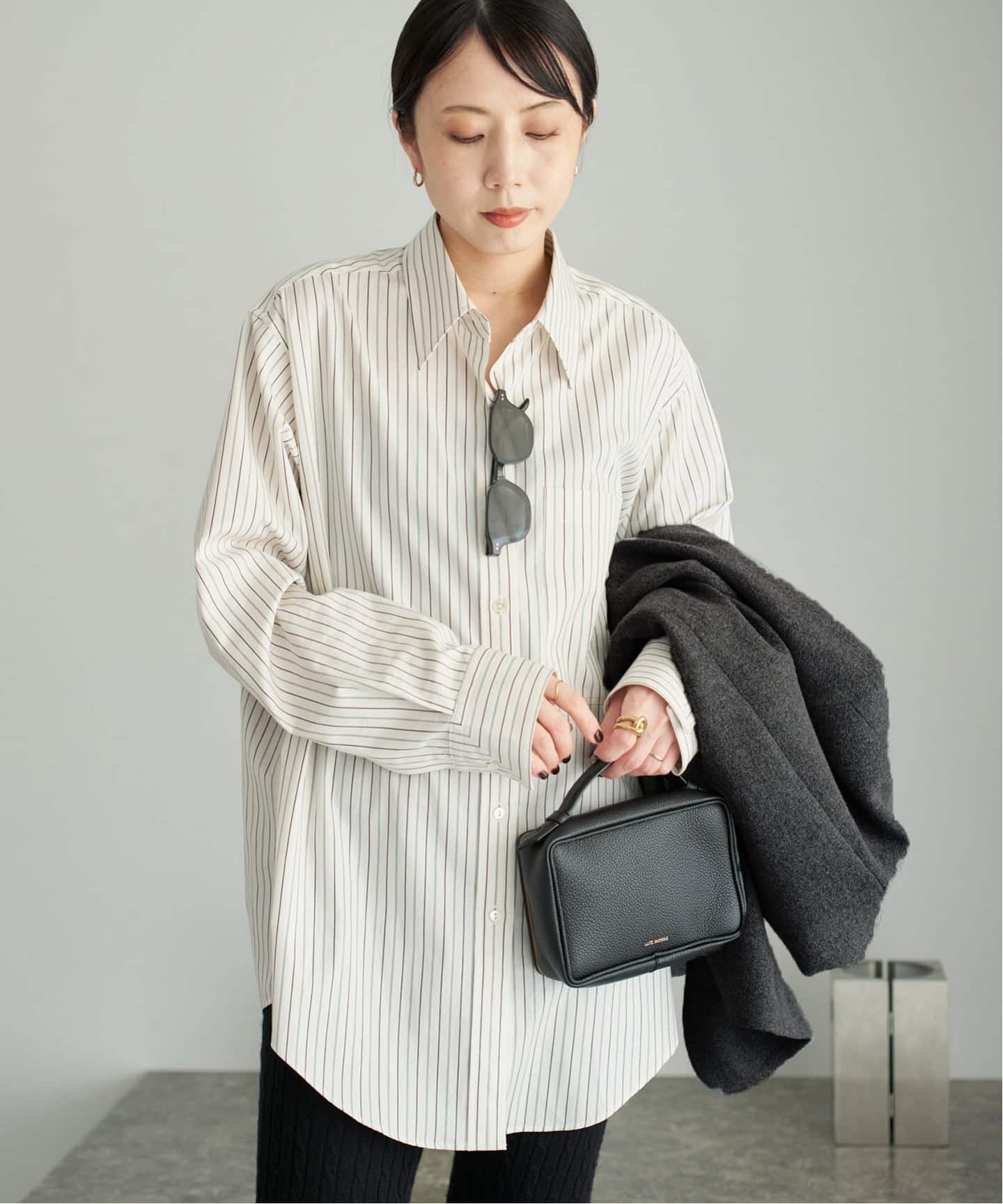 nuance stripe シャツ（シャツ／ブラウス）｜Plage（プラージュ）の