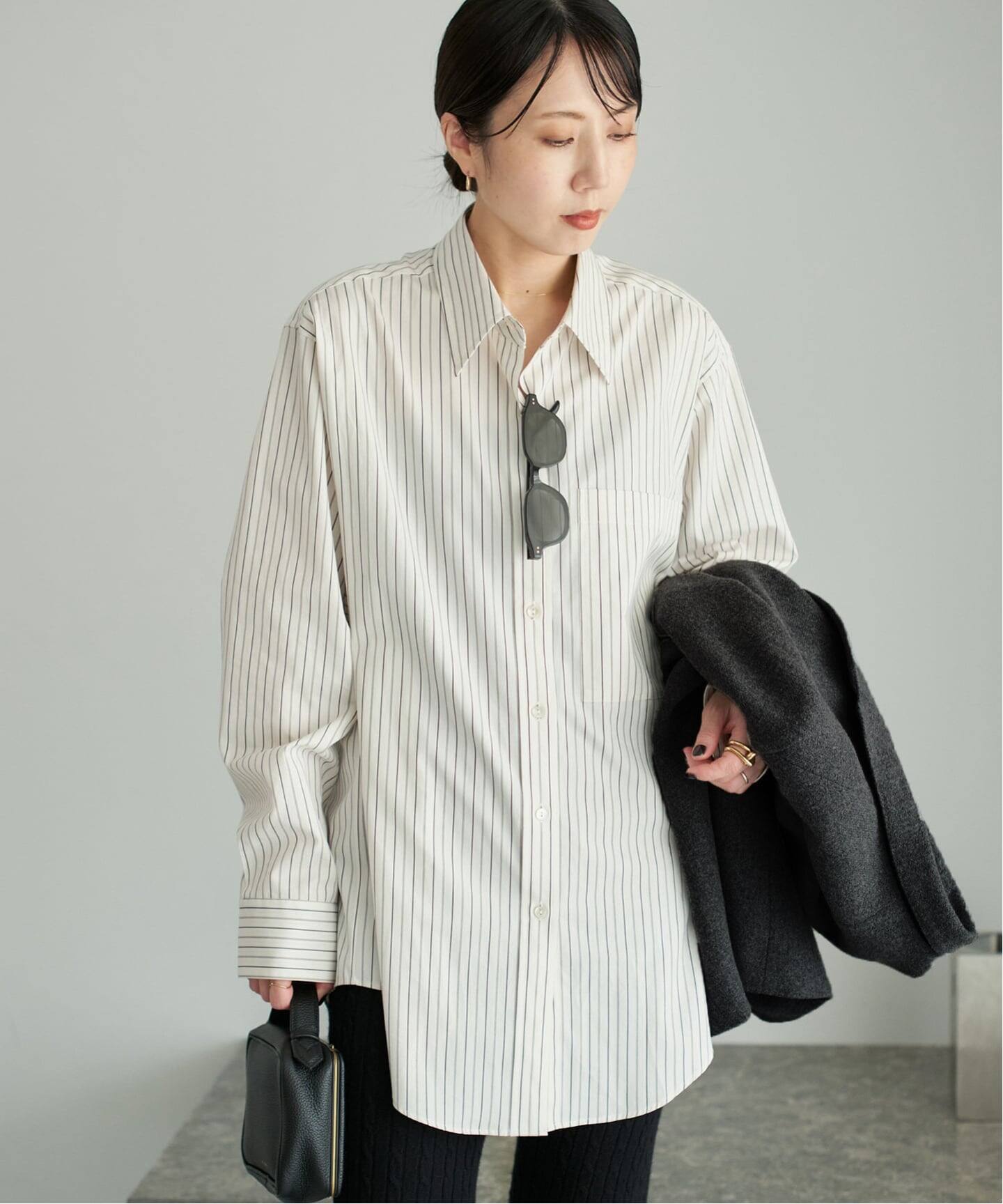 nuance stripe シャツ（シャツ／ブラウス）｜Plage（プラージュ）の 