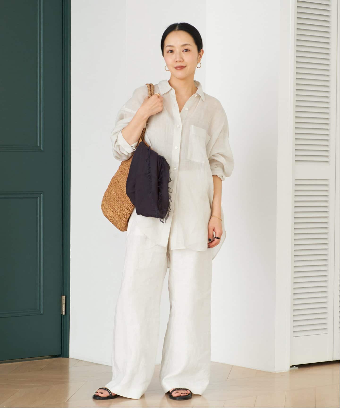 PURE RAMIE SHEER シャツ（シャツ／ブラウス）｜Plage