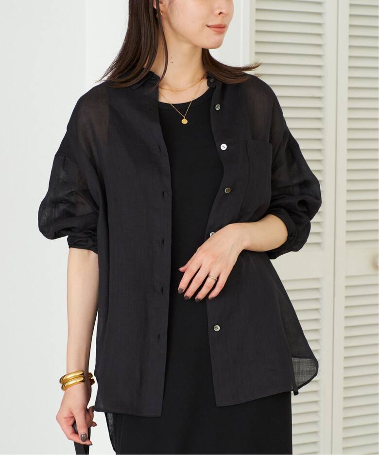 PURE RAMIE SHEER シャツ（シャツ／ブラウス）｜Plage（プラージュ）の 