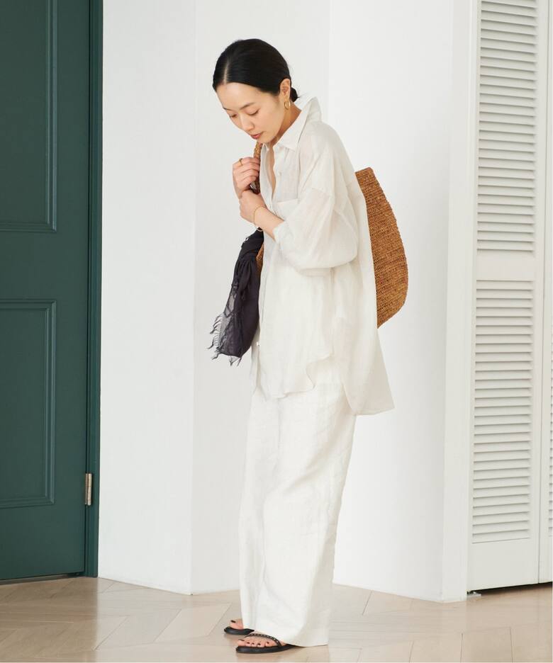 PURE RAMIE SHEER シャツ（シャツ／ブラウス）｜Plage（プラージュ）の 