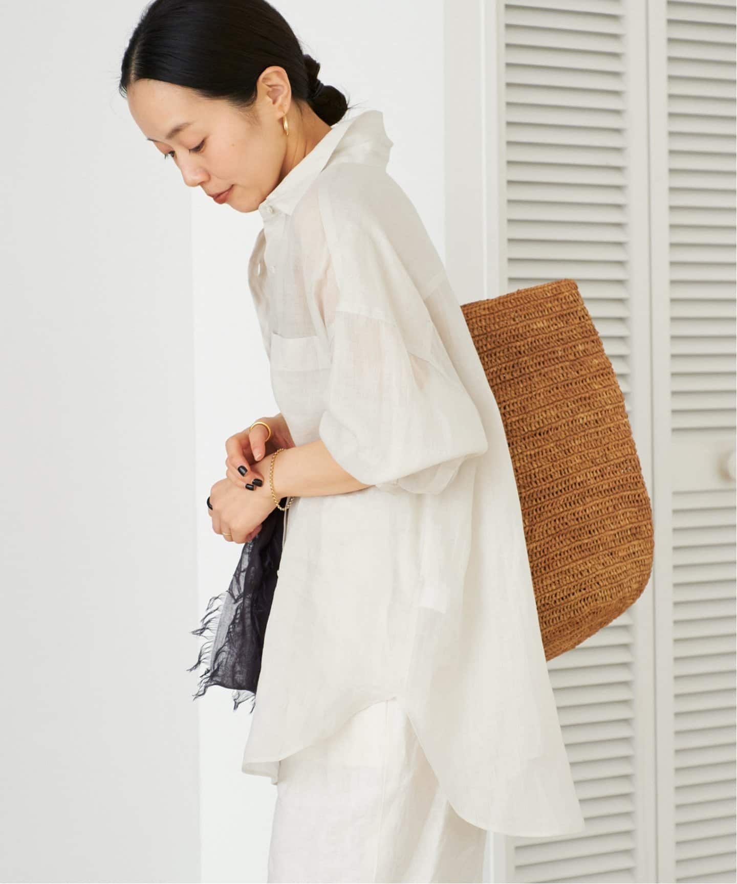 Plage RAMIE SHEER シャツ　★タグ付新品★ PURE RAMIE SHEER シャツ（シャツ／ブラウス）｜Plage