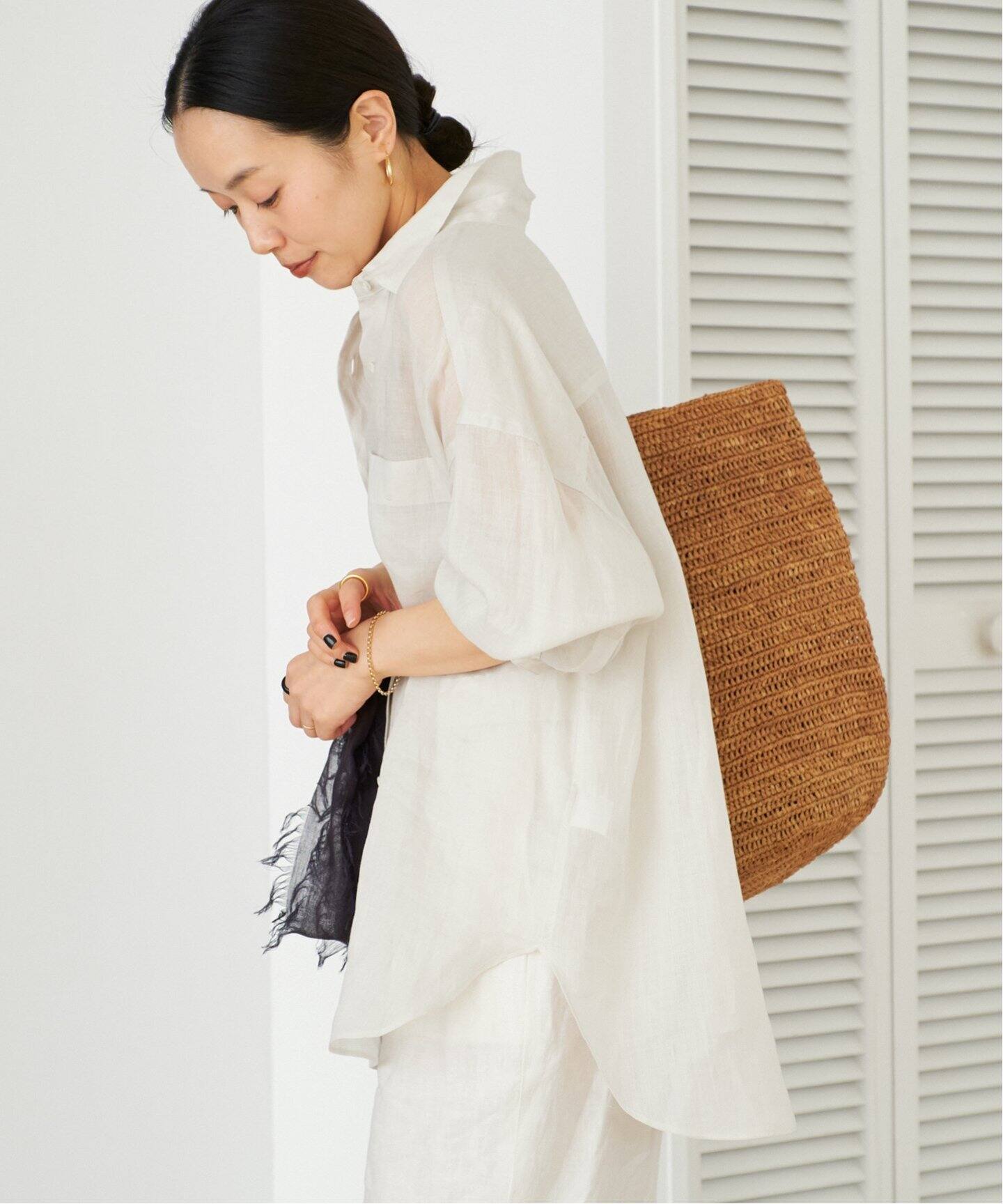 PURE RAMIE SHEER シャツ（シャツ／ブラウス）｜Plage（プラージュ）の 