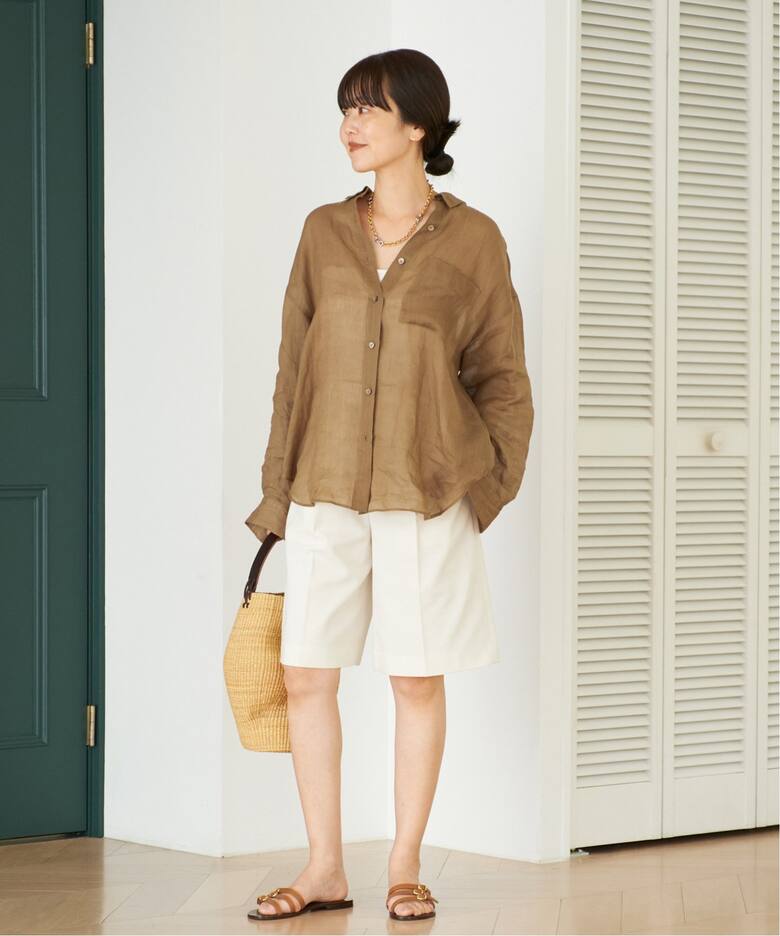 PURE RAMIE SHEER シャツ（シャツ／ブラウス）｜Plage（プラージュ）の 