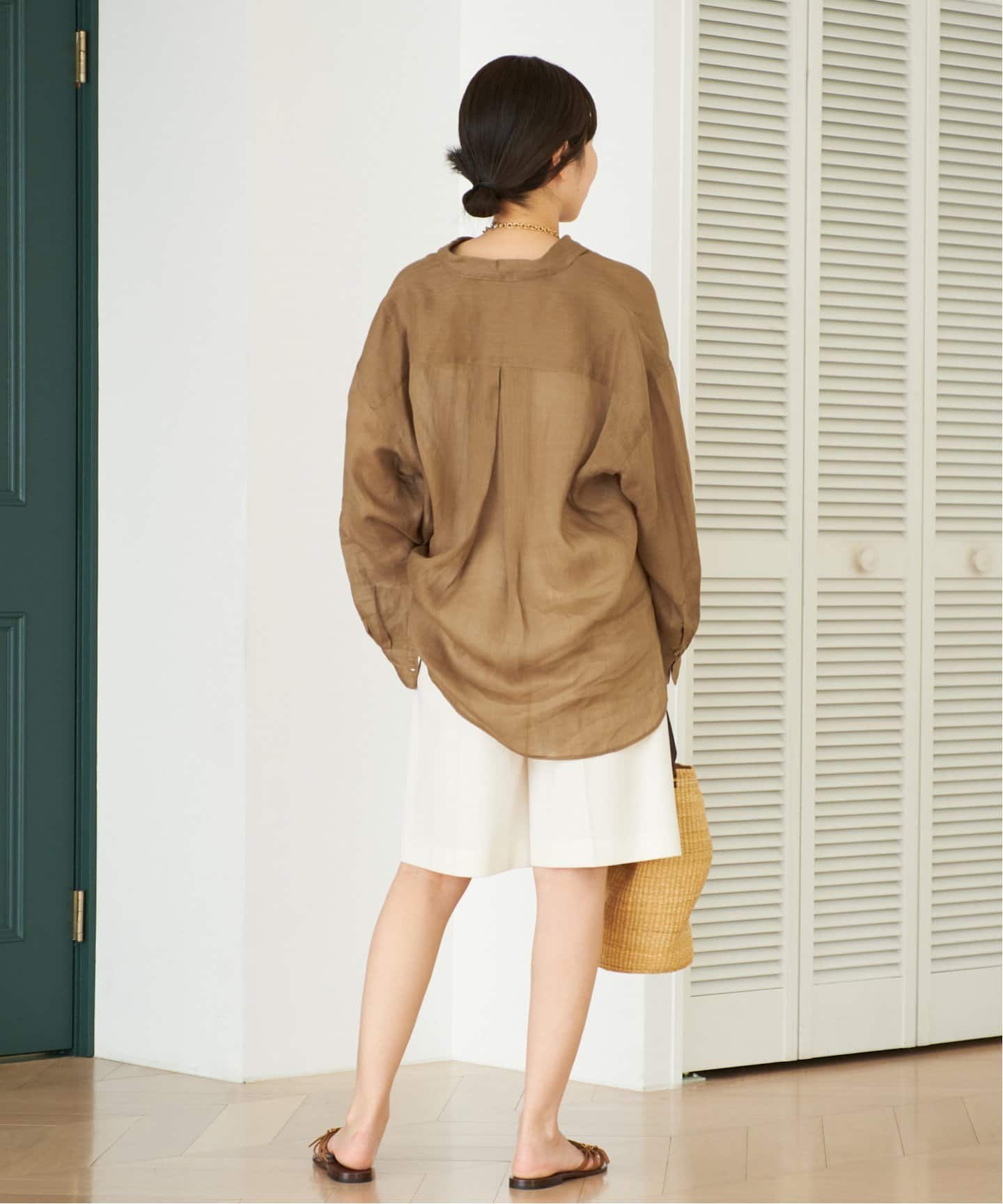 PURE RAMIE SHEER シャツ（シャツ／ブラウス）｜Plage