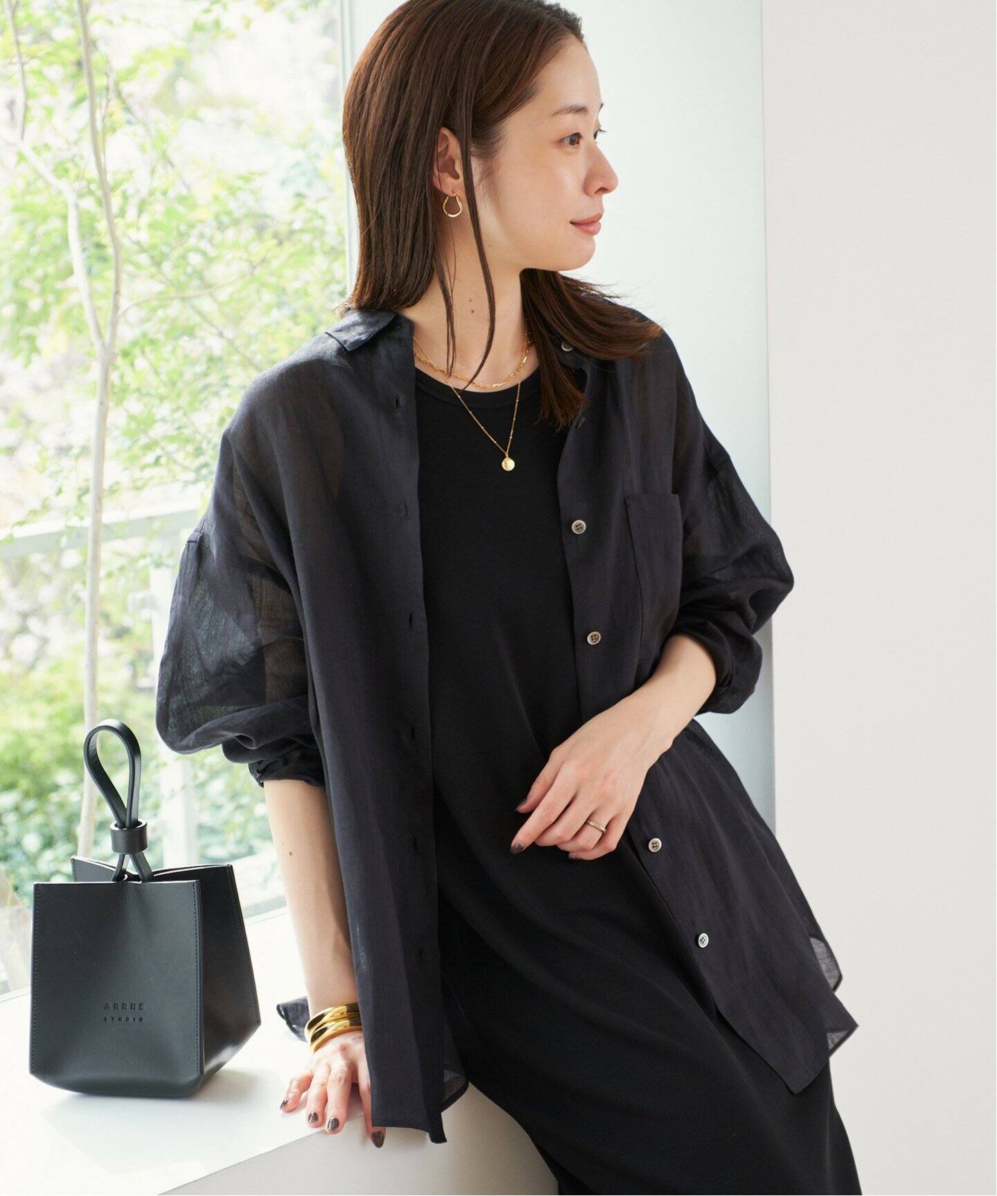PURE RAMIE SHEER シャツ（シャツ／ブラウス）｜Plage（プラージュ）の 