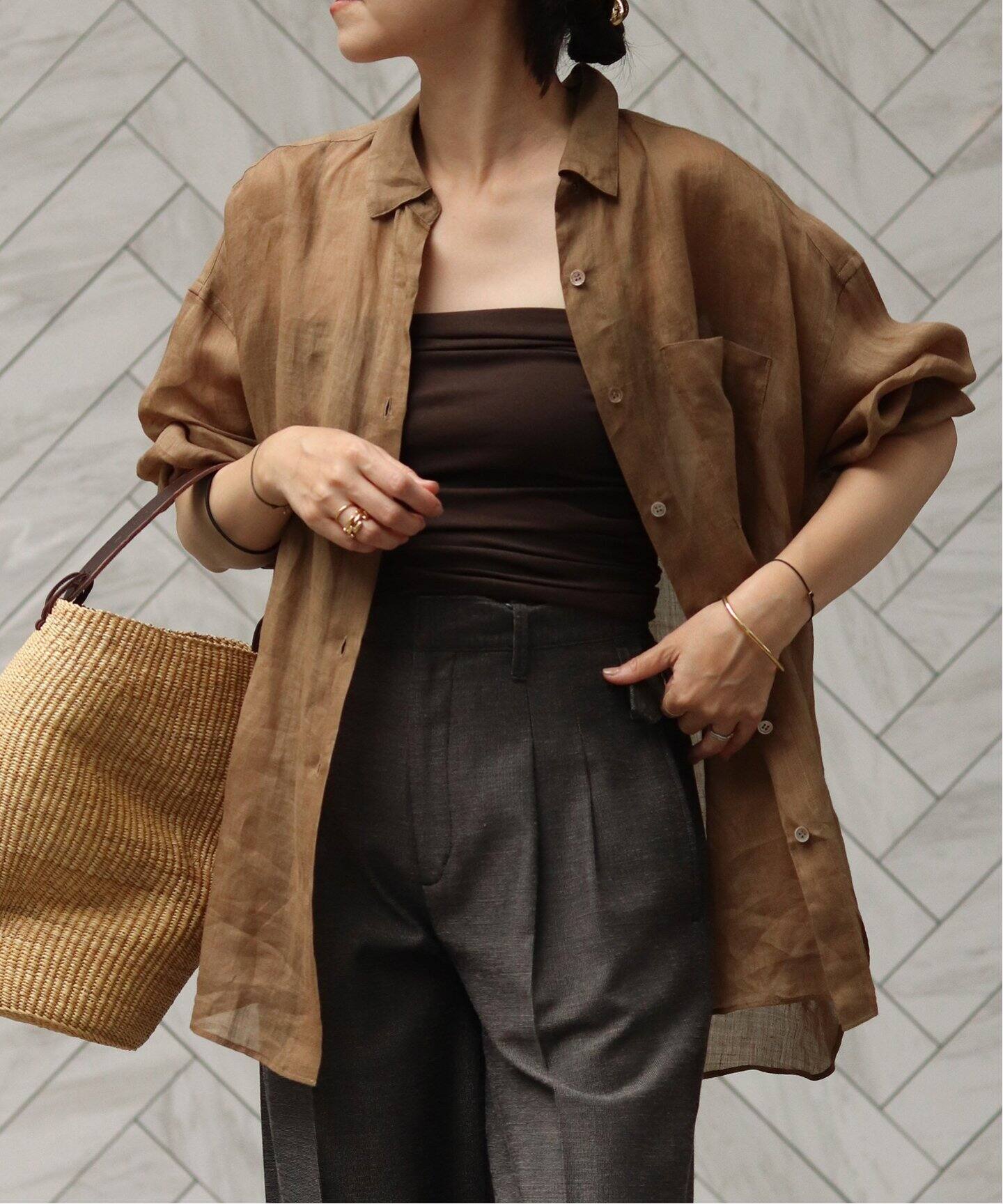 PURE RAMIE SHEER シャツ（シャツ／ブラウス）｜Plage（プラージュ）の 