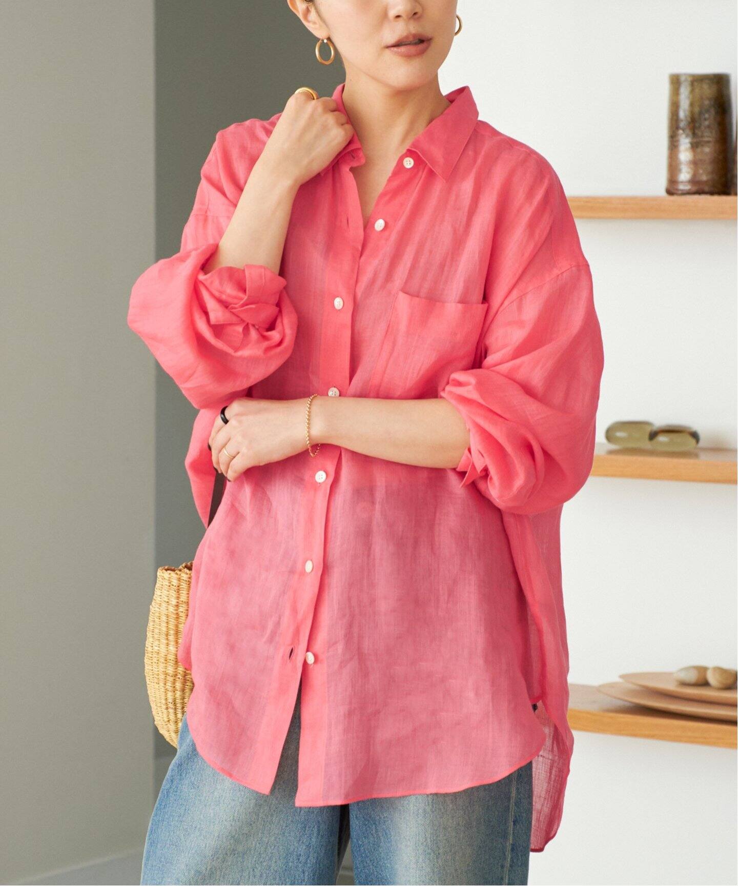 PURE RAMIE SHEER シャツ（シャツ／ブラウス）｜Plage（プラージュ）の 