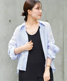 RAMIE LYOCELL CROPPED シャツ