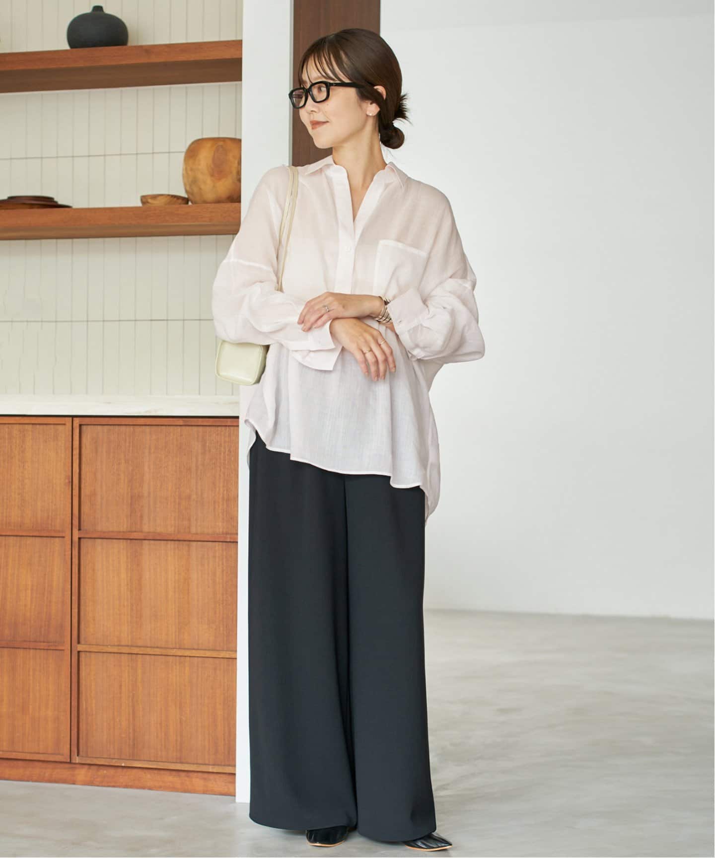 RAMIE LYOCELL LOOSE シャツ（シャツ／ブラウス）｜Plage