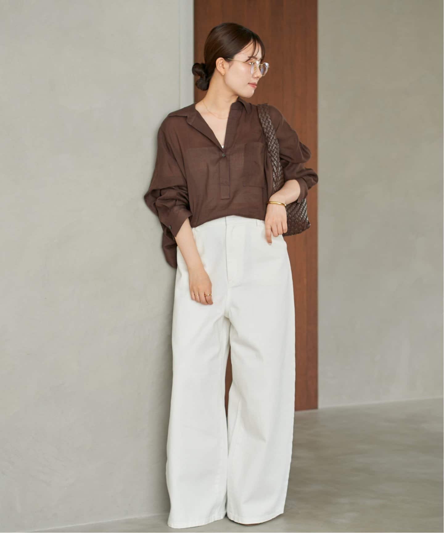 RAMIE LYOCELL LOOSE シャツ（シャツ／ブラウス）｜Plage