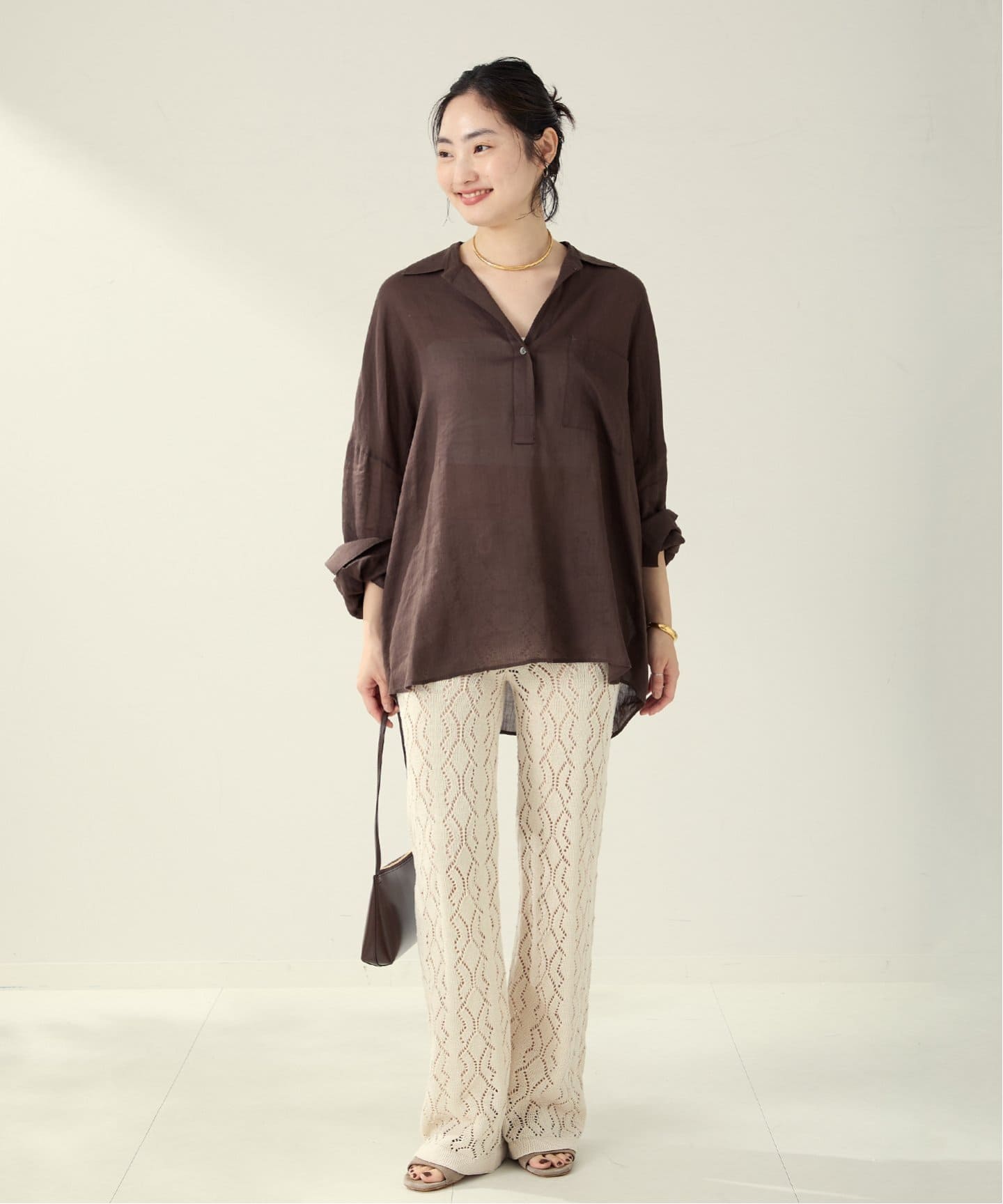 RAMIE LYOCELL LOOSE シャツ（シャツ／ブラウス）｜Plage