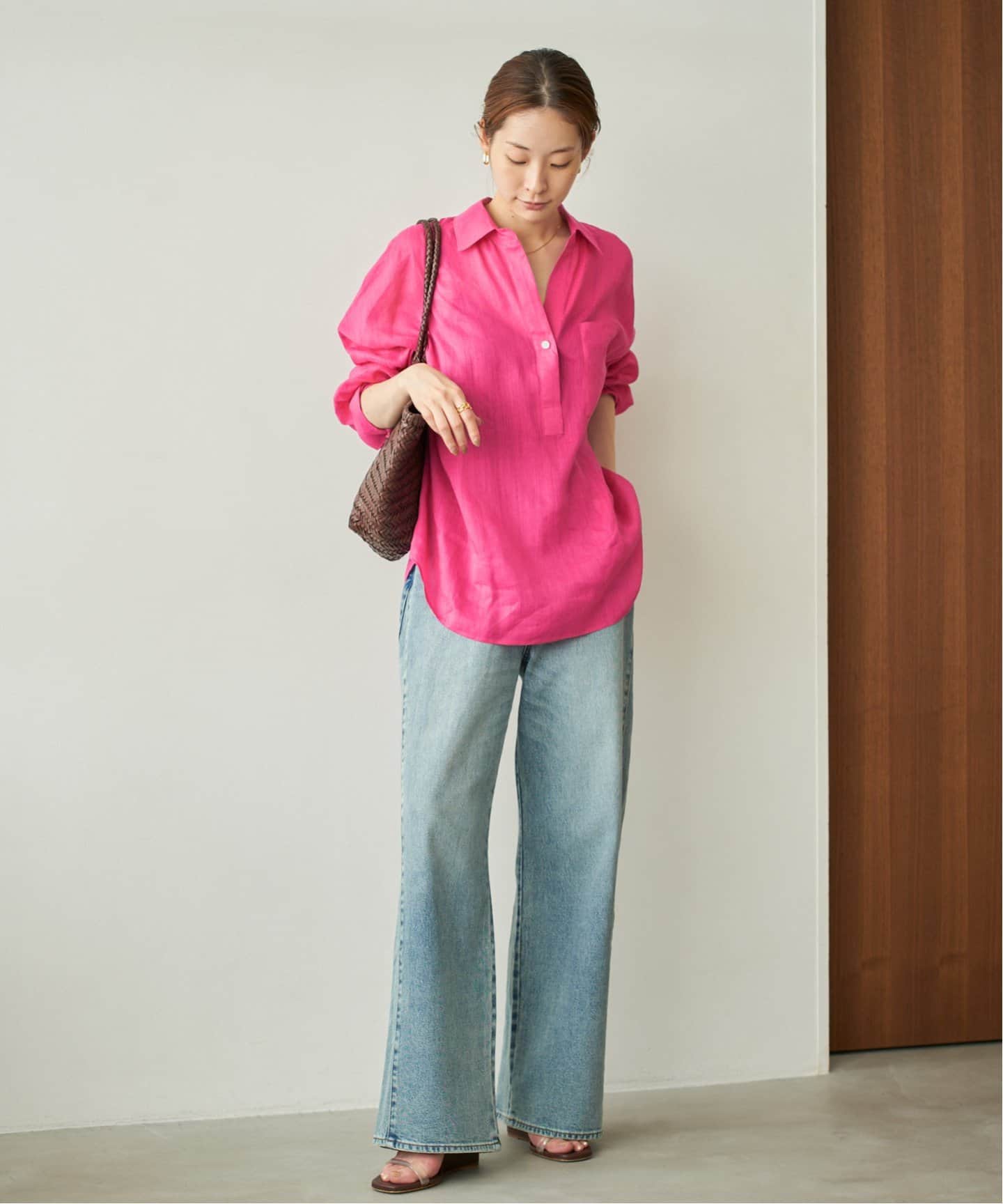 RAMIE LYOCELL LOOSE シャツ（シャツ／ブラウス）｜Plage