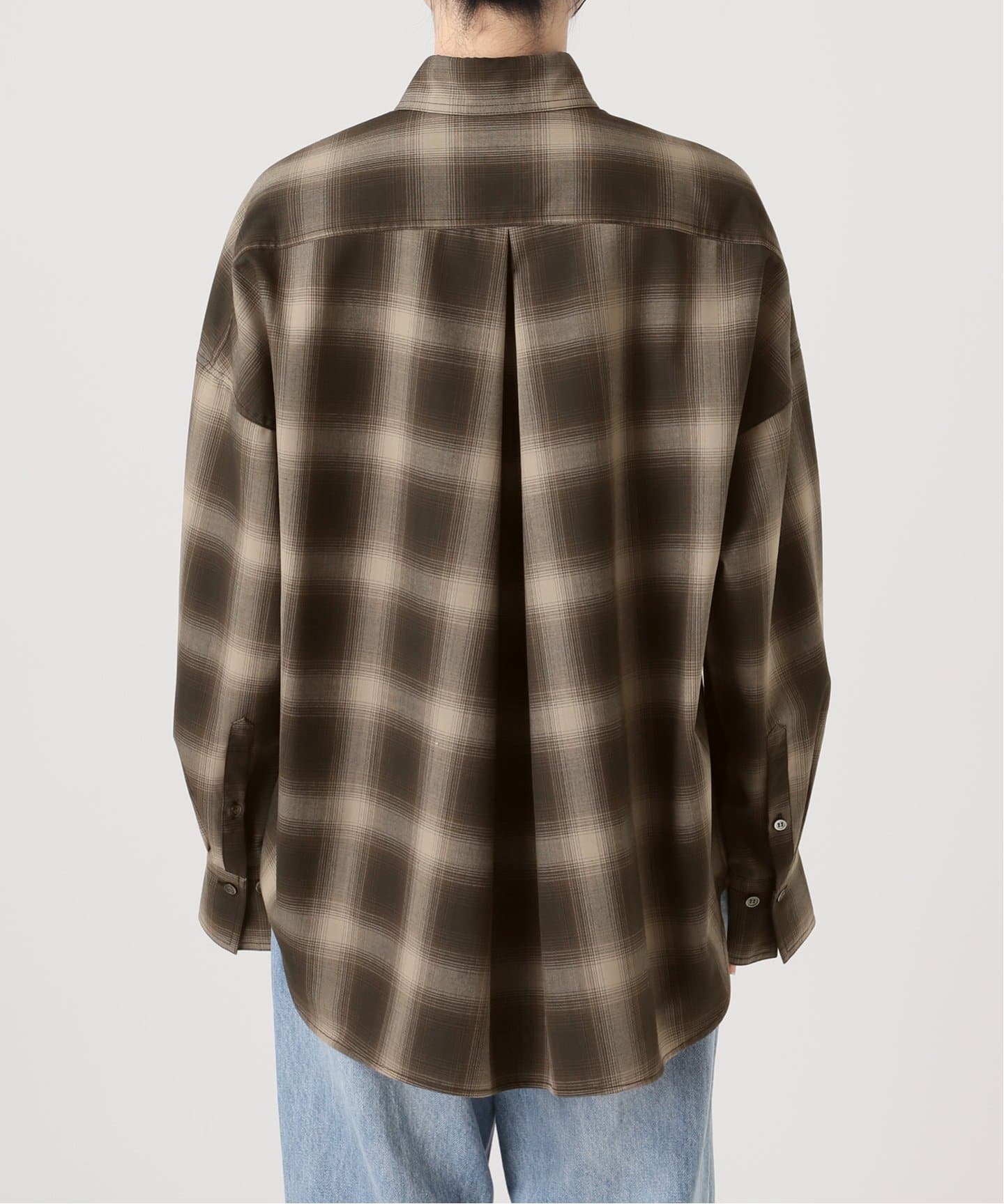 2025AW 完売 新品タグ付 Plage OMBRE CHECK シャツ 2025AW 完売 新品タグ付 Plage OMBRE CHECK シャツ 2025AW 完売 新品