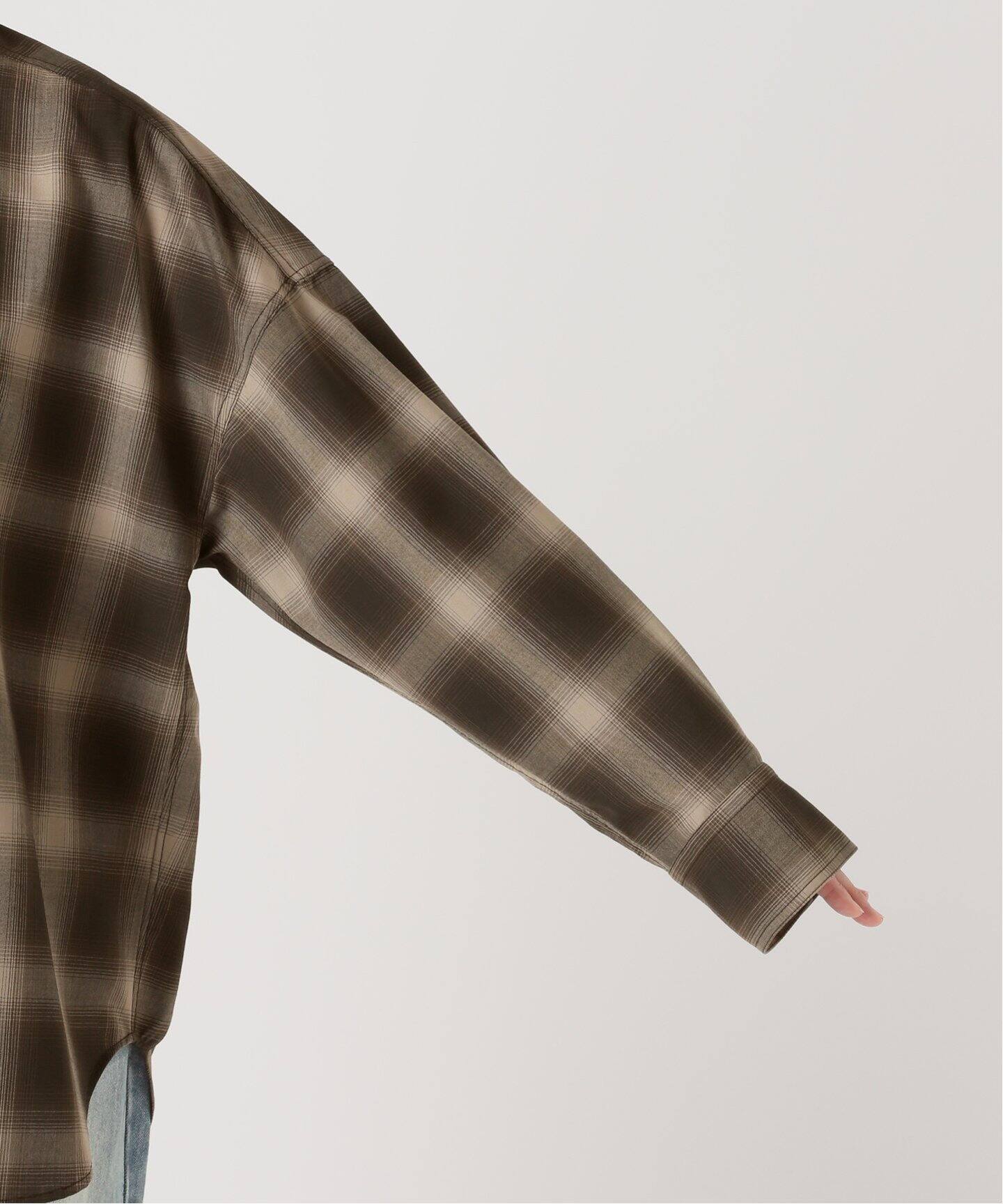 2025AW 完売 新品タグ付 Plage OMBRE CHECK シャツ 2025AW 完売 新品タグ付 Plage OMBRE CHECK シャツ 2025AW 完売 新品