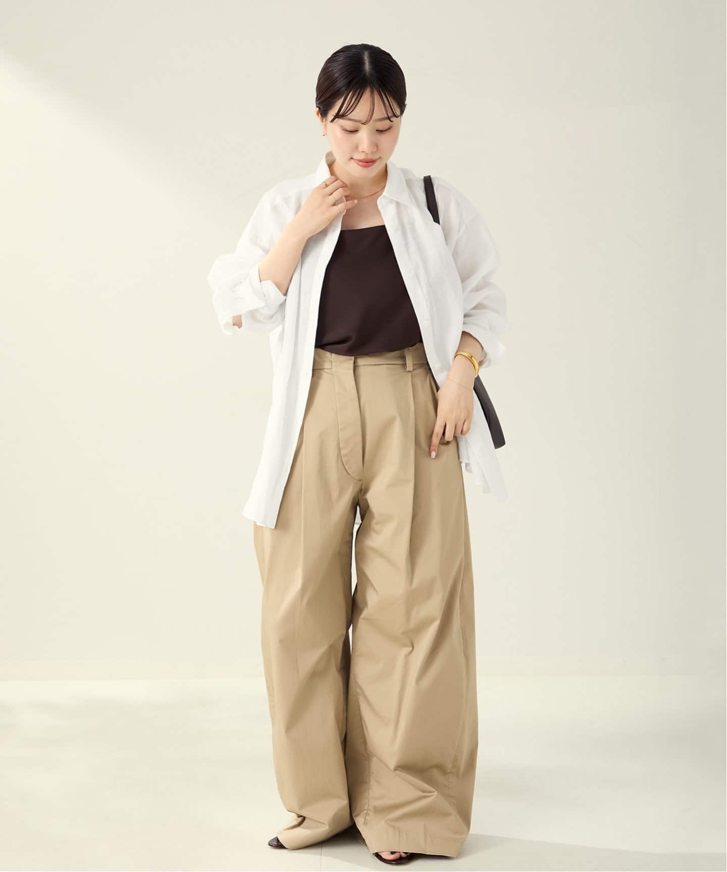 PURE RAMIE WASHED シャツ（シャツ／ブラウス）｜Plage