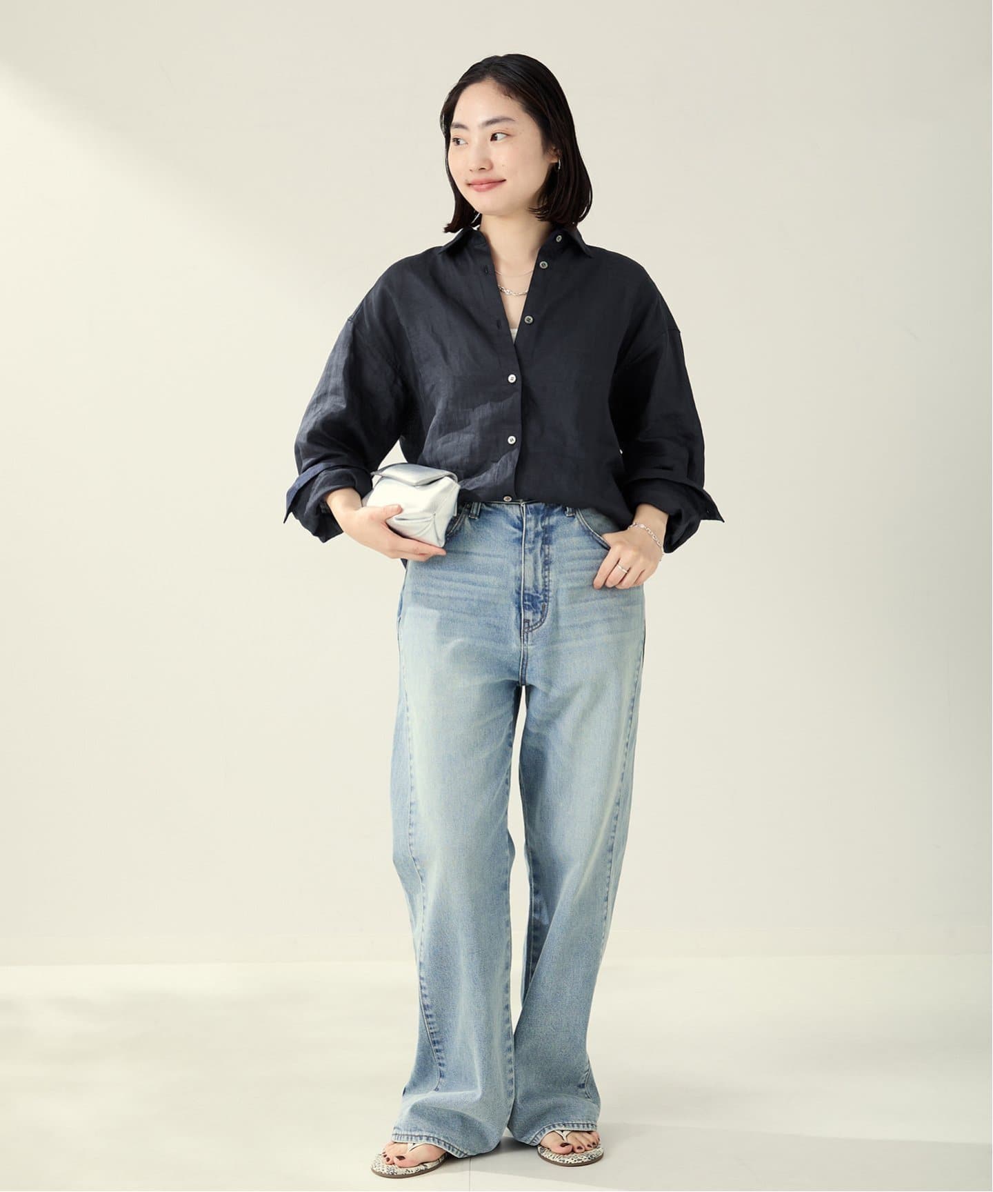 PURE RAMIE WASHED シャツ（シャツ／ブラウス）｜Plage