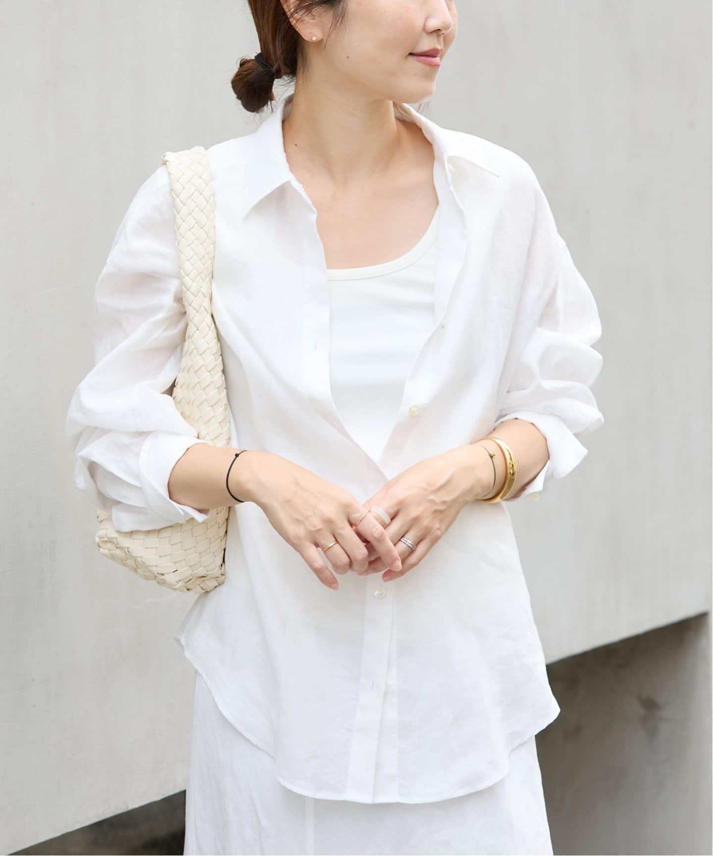 ブラウス シャツ PURE RAMIE WASHED シャツ レディース PURE RAMIE WASHED シャツ（シャツ／ブラウス）｜Plage