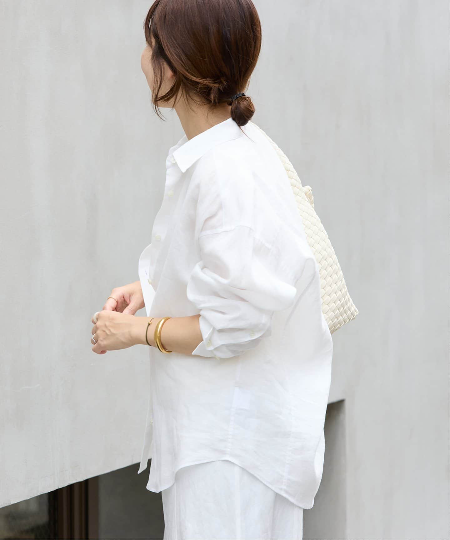 PURE RAMIE WASHED シャツ（シャツ／ブラウス）｜Plage