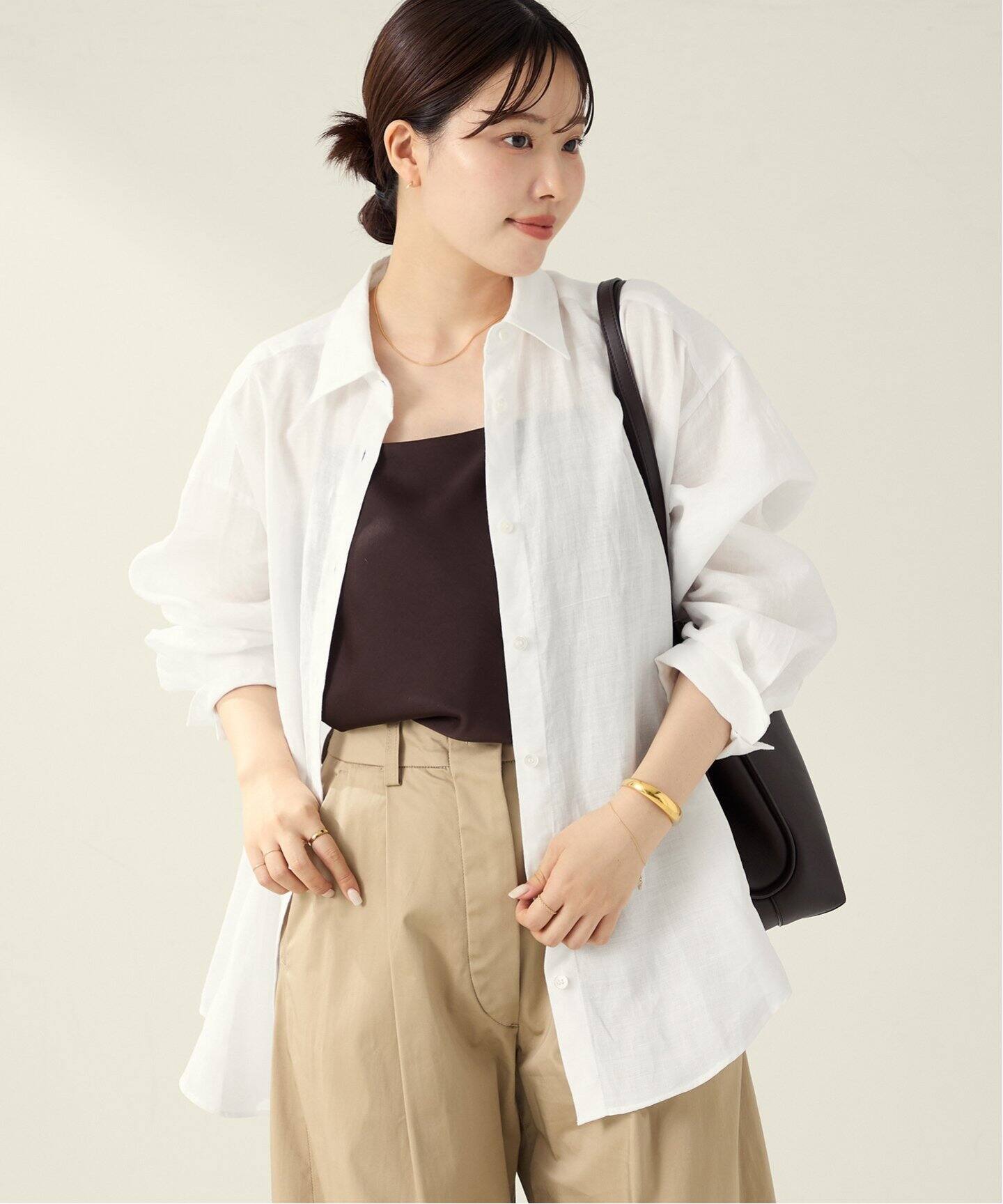 PURE RAMIE WASHED シャツ（シャツ／ブラウス）｜Plage（プラージュ