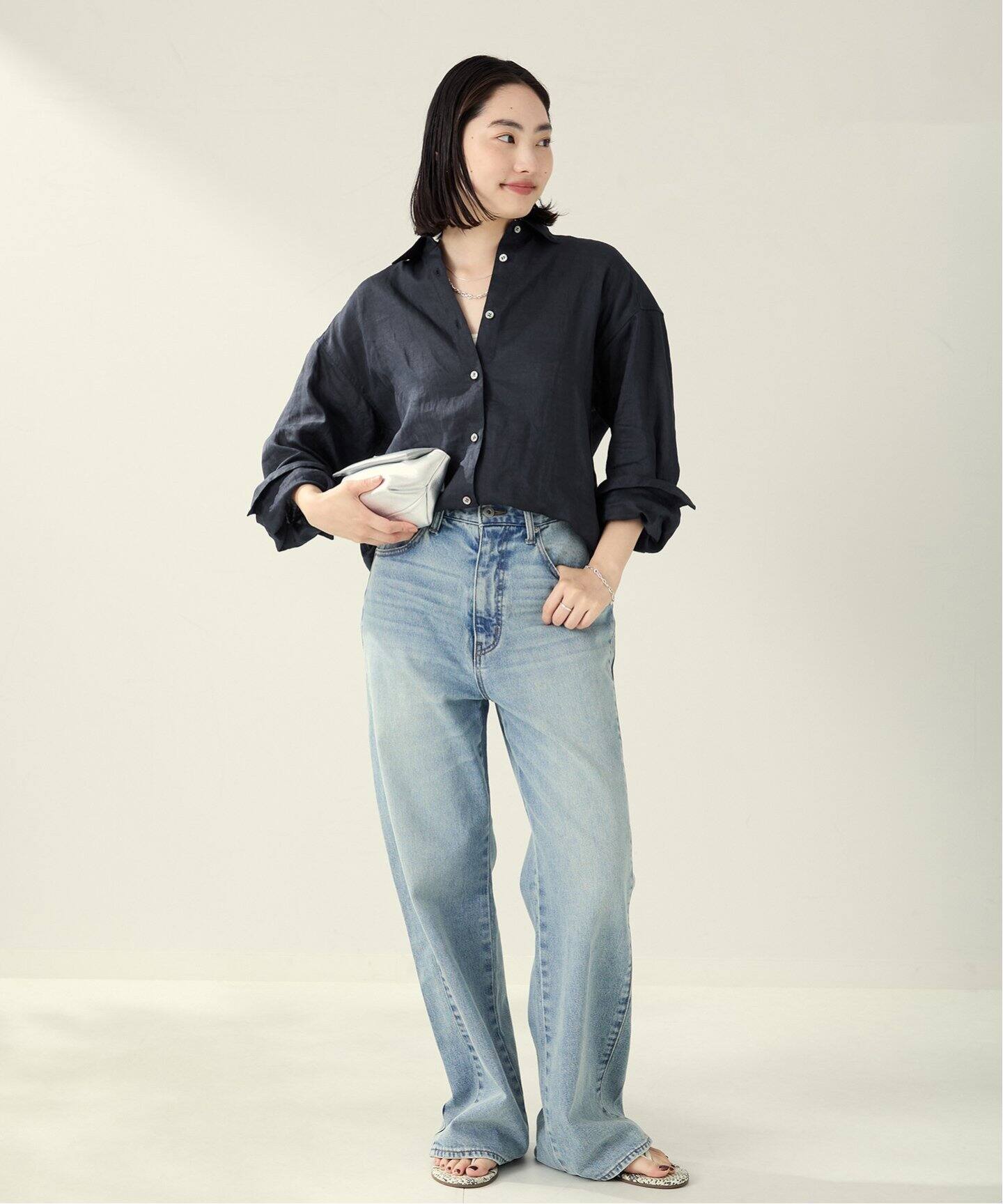 PURE RAMIE WASHED シャツ（シャツ／ブラウス）｜Plage