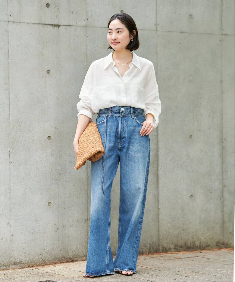 追加》RAMIE LYOCELL CROPPED シャツ 2（シャツ／ブラウス）｜Plage  