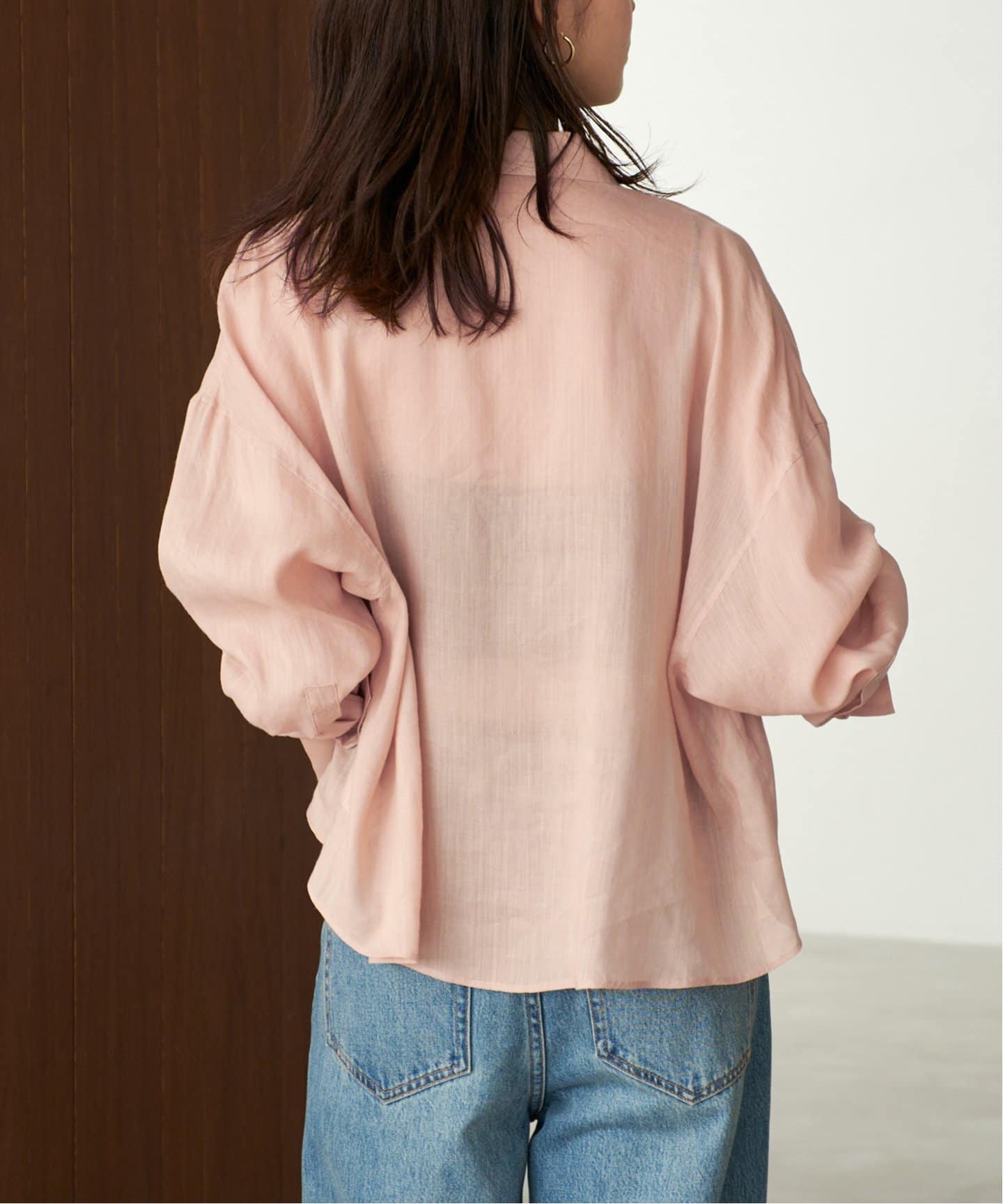 plage RAMIE LYOCELL CROPPED シャツ ピンク 1度着用 追加予約》RAMIE LYOCELL CROPPED シャツ 2（シャツ／ブラウス