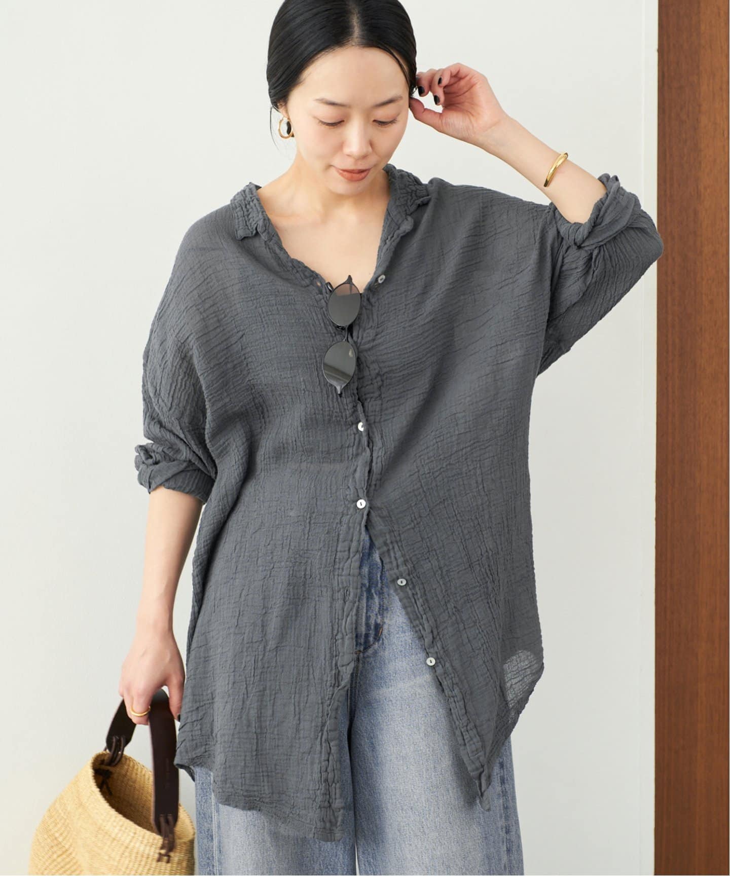 追加》LES ATELIERS FRANCAIS DE CONFECTION 別注 OVER シャツ（シャツ