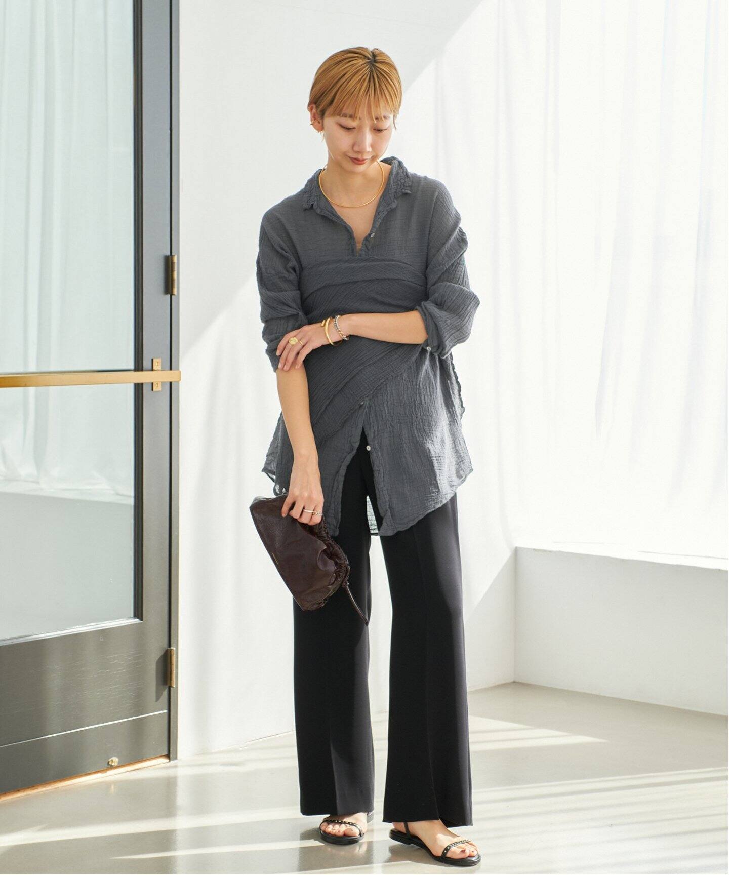 追加》LES ATELIERS FRANCAIS DE CONFECTION 別注 OVER シャツ（シャツ 