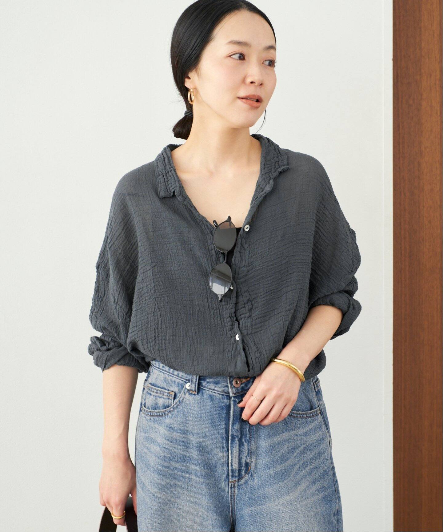 追加》LES ATELIERS FRANCAIS DE CONFECTION 別注 OVER シャツ（シャツ 