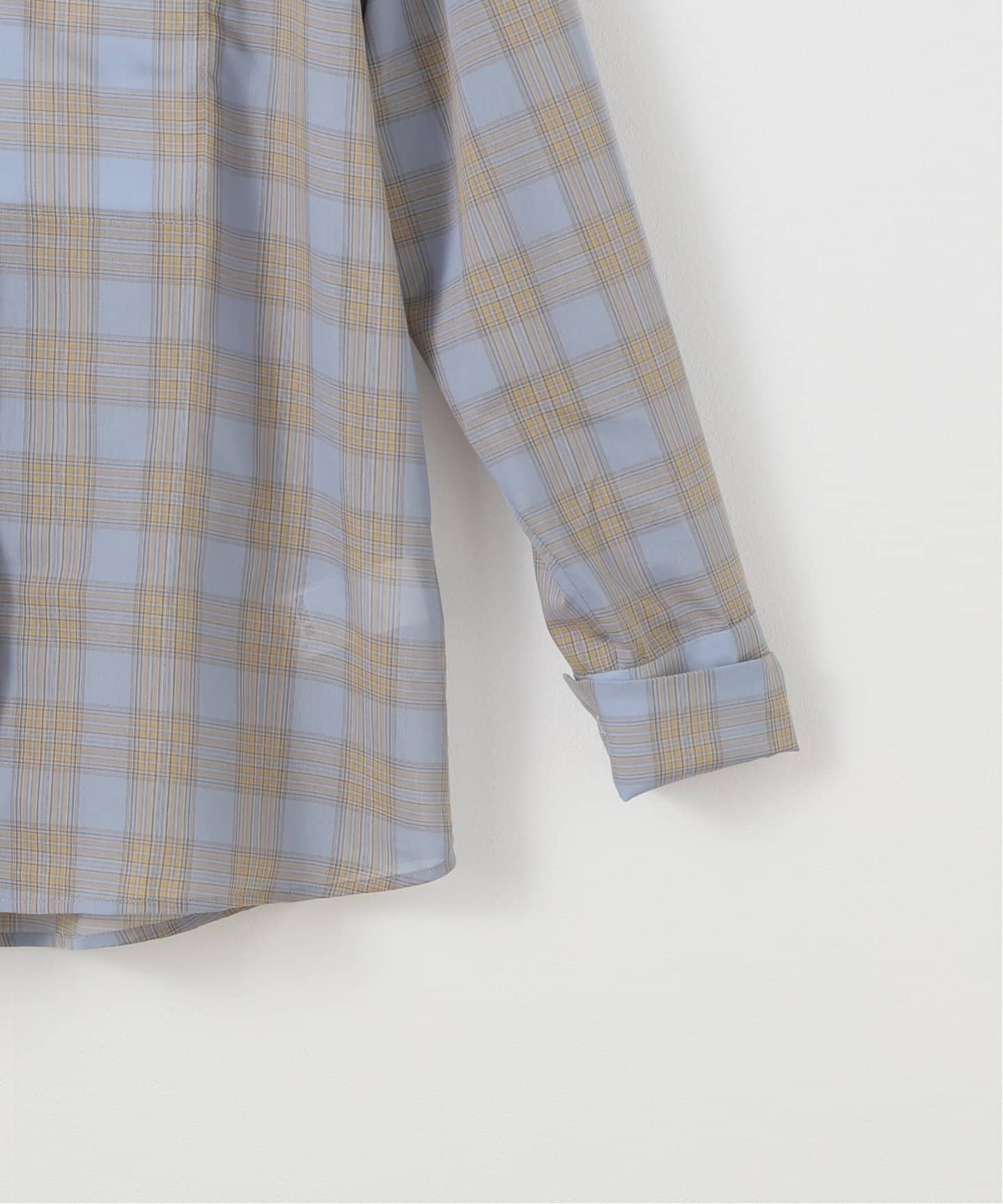 【KALLMEYERカルメイヤー】ChloeBibButtonDownShirt Chloé Bib Button Down in Beige Plaid – KALLMEYER