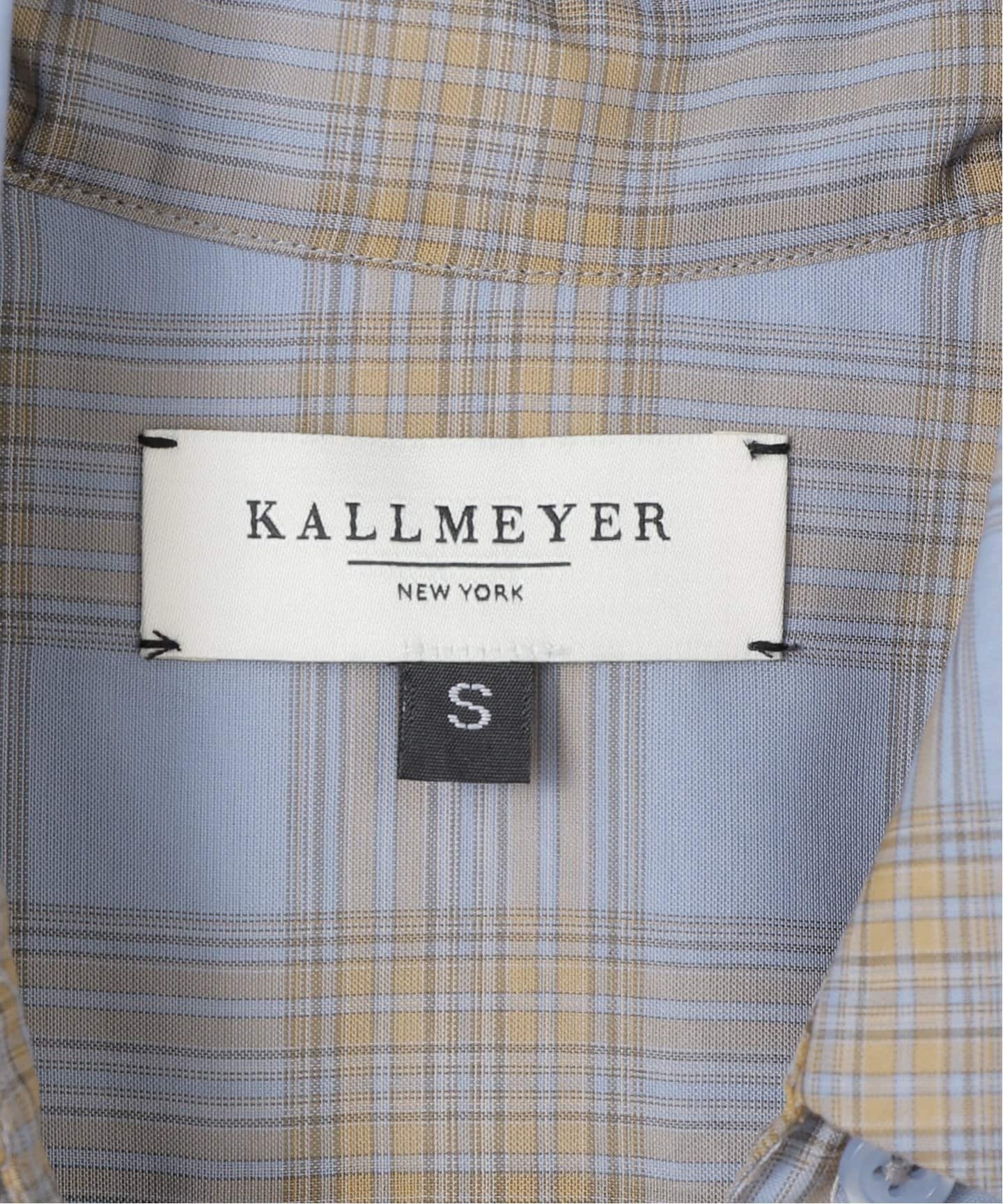 【KALLMEYERカルメイヤー】ChloeBibButtonDownShirt Chloé Bib Button Down in Blue Plaid – KALLMEYER