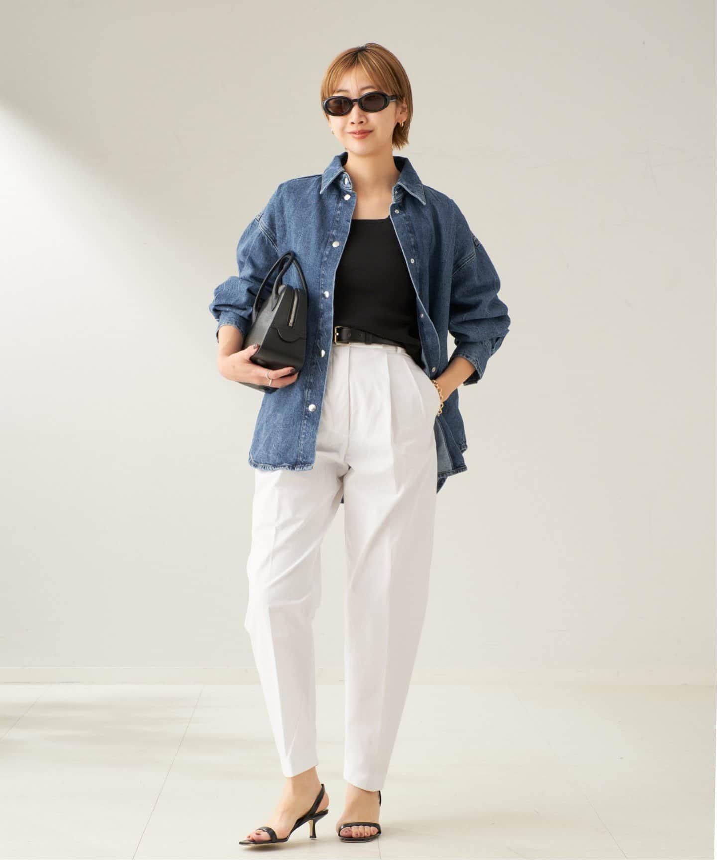 プラージュ　デニムシャツ plage（プラージュ）の「《予約》les Tendre DENIM シャツ