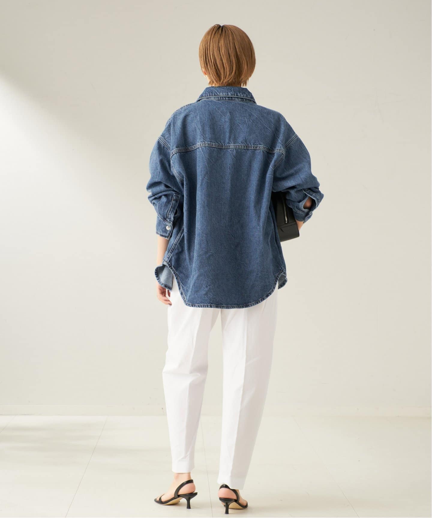 プラージュ　デニム　シャツ　オーバーサイズ ROHE / ロヘ Denim oversized シャツ（シャツ／ブラウス