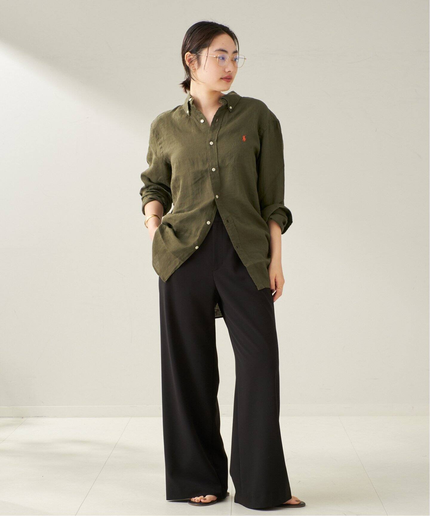 Plage - プラージュ　ポロ　ラルフローレン シャツ POLO RALPH LAUREN / ポロ ラルフ ローレン LINEN シャツ