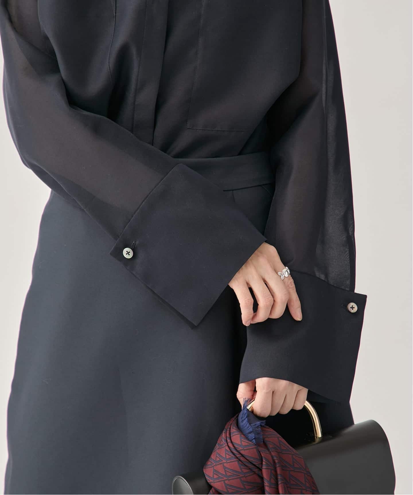 ブライトオーガンジーシャツ（シャツ／ブラウス）｜VERMEIL par iena