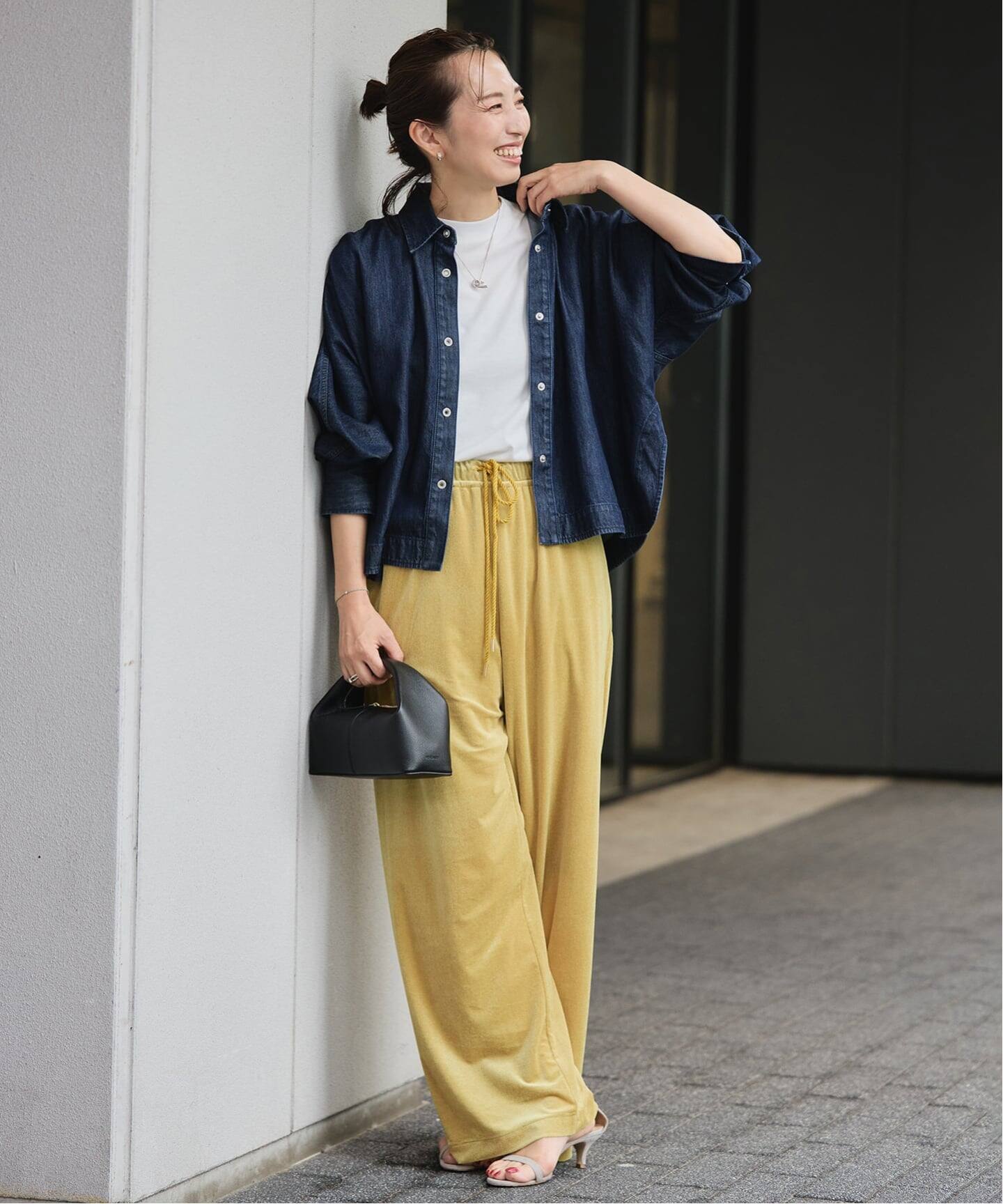 VERMEIL par iena シャツジャケット　デニム デニムフォルムシャツ（シャツ／ブラウス）｜VERMEIL par iena