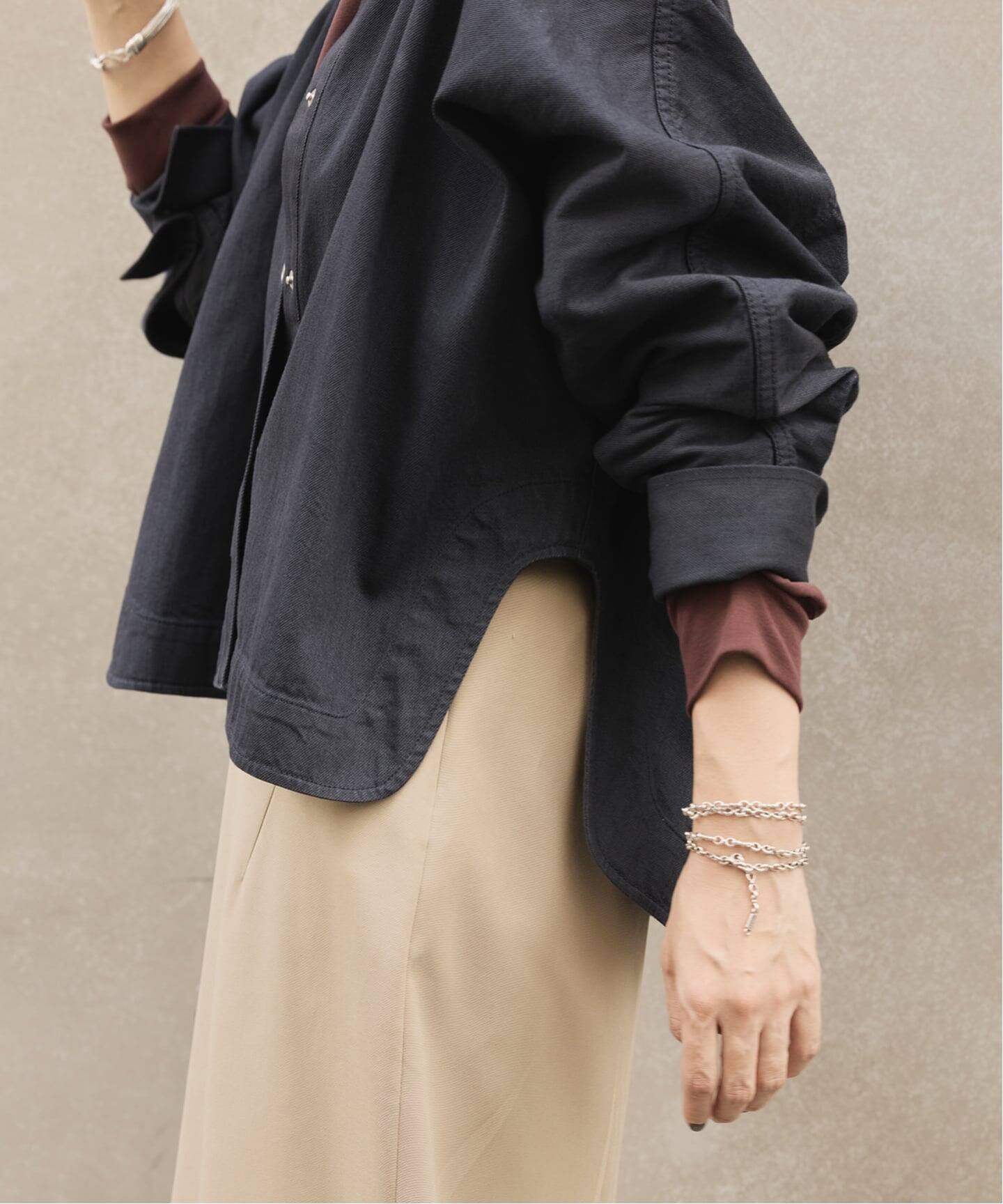 デニムフォルムシャツ（シャツ／ブラウス）｜VERMEIL par iena 