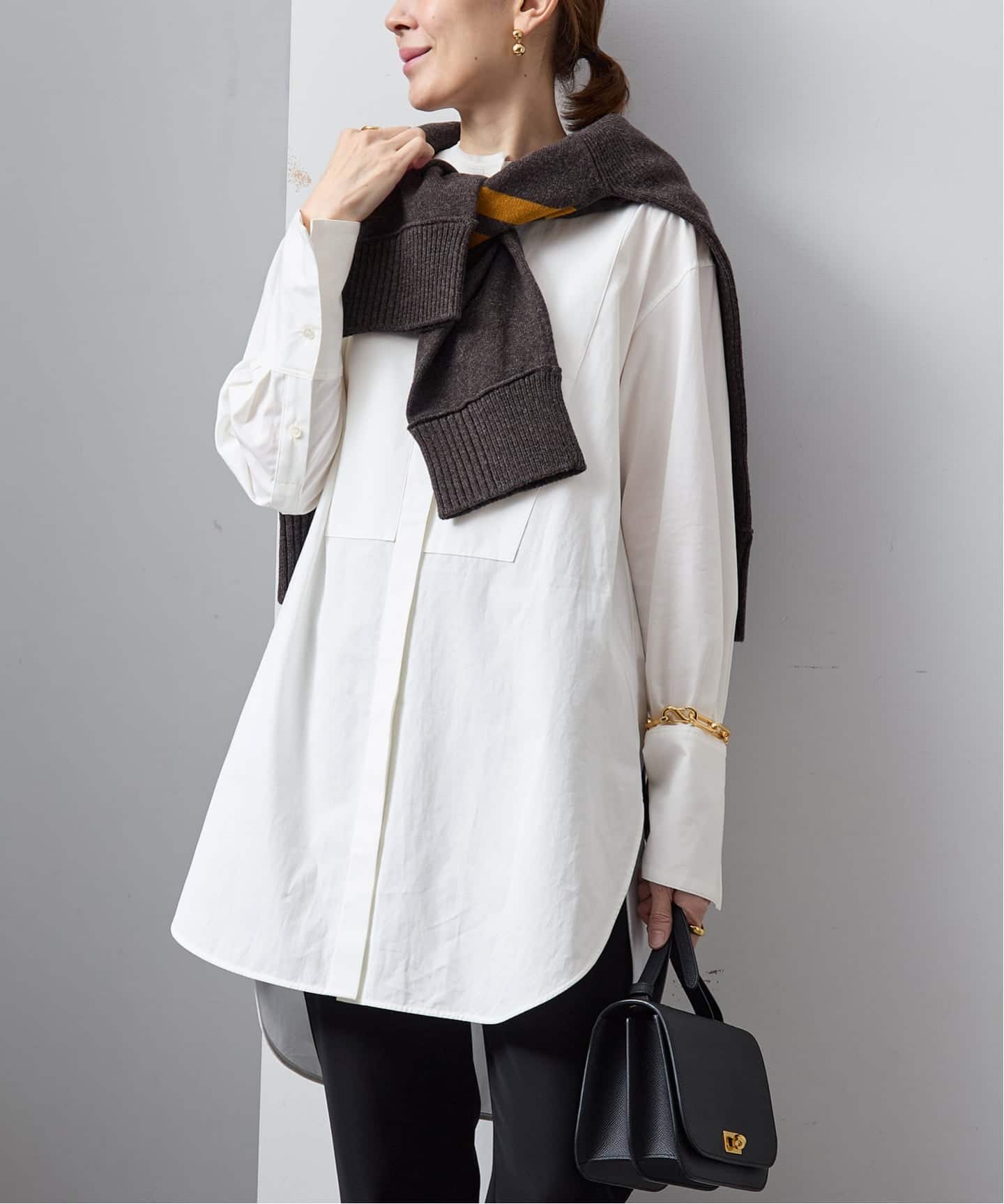 ソフトブロードバンドカラーシャツ（シャツ／ブラウス）｜VERMEIL par