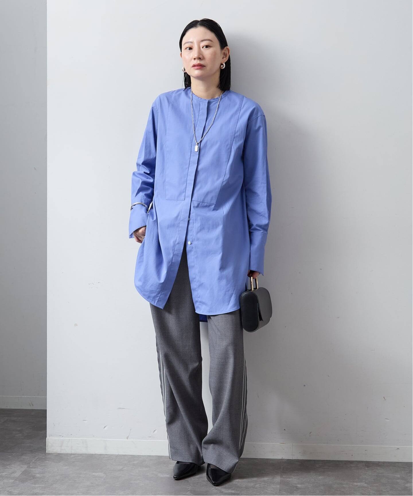 ソフトブロードバンドカラーシャツ（シャツ／ブラウス）｜VERMEIL par