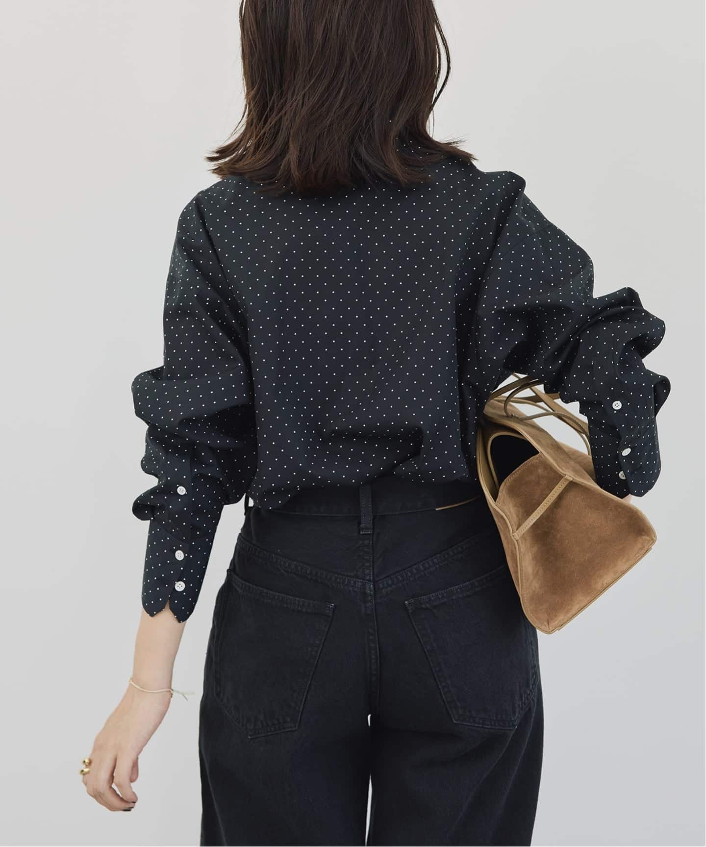 VERMEIL par iéna シルク ドット ブラウス IENA VERMEIL par iena - VERMEIL par iéna シルク ドット ブラウス IENAの