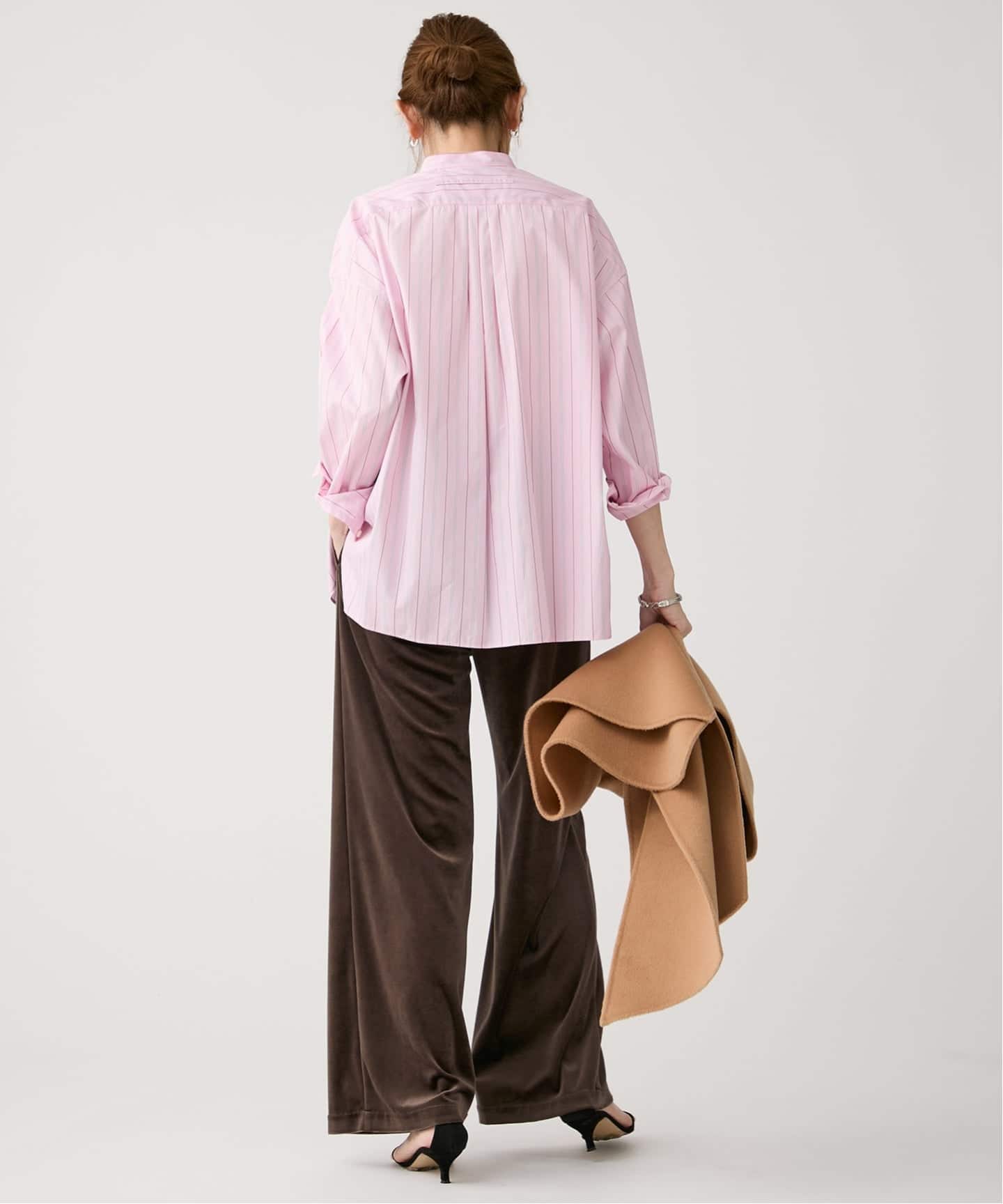 TICCA ティッカ ノーカラービブヨークシャツ TBEA-102（シャツ