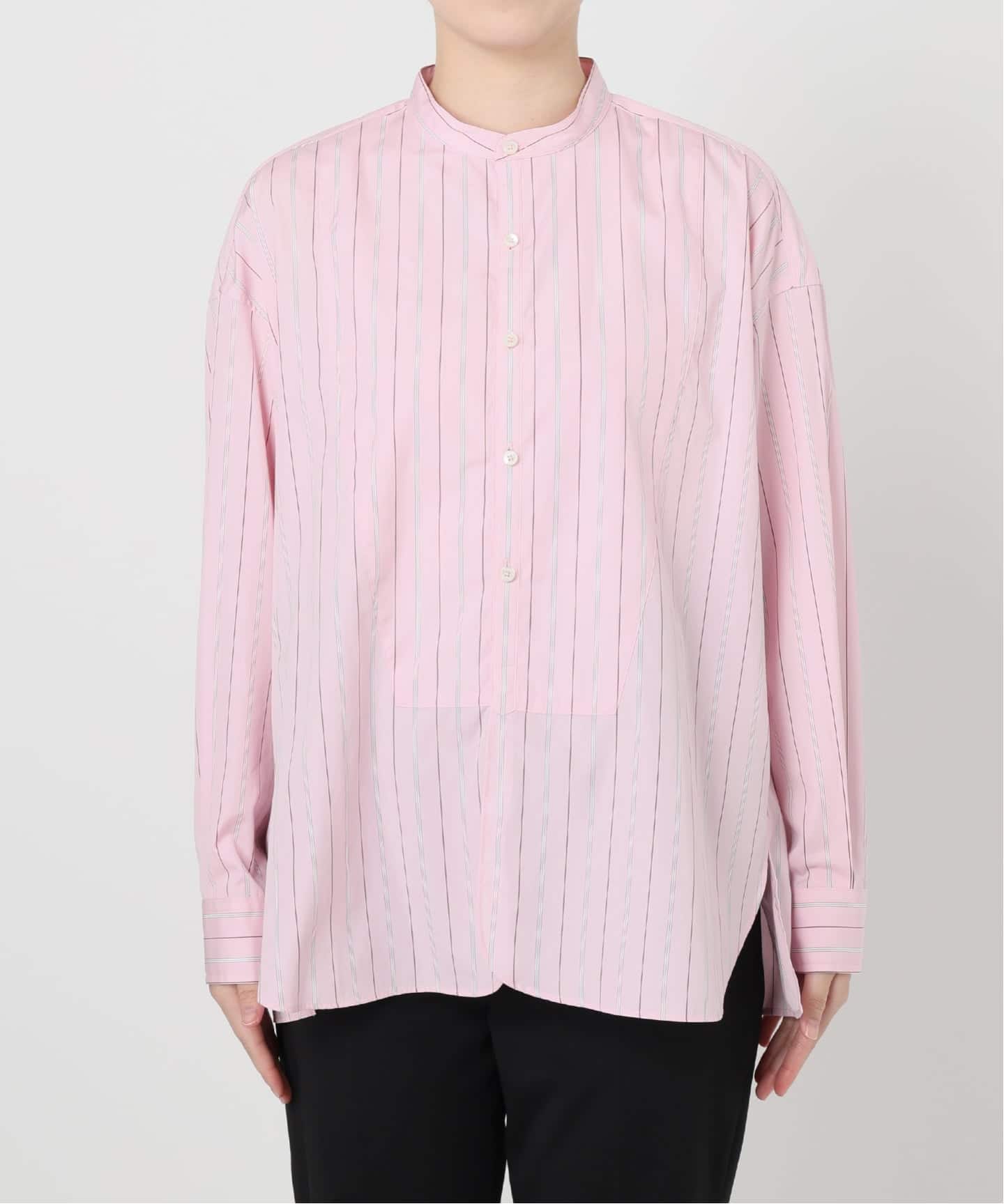 TICCA ティッカ ノーカラービブヨークシャツ TBEA-102（シャツ