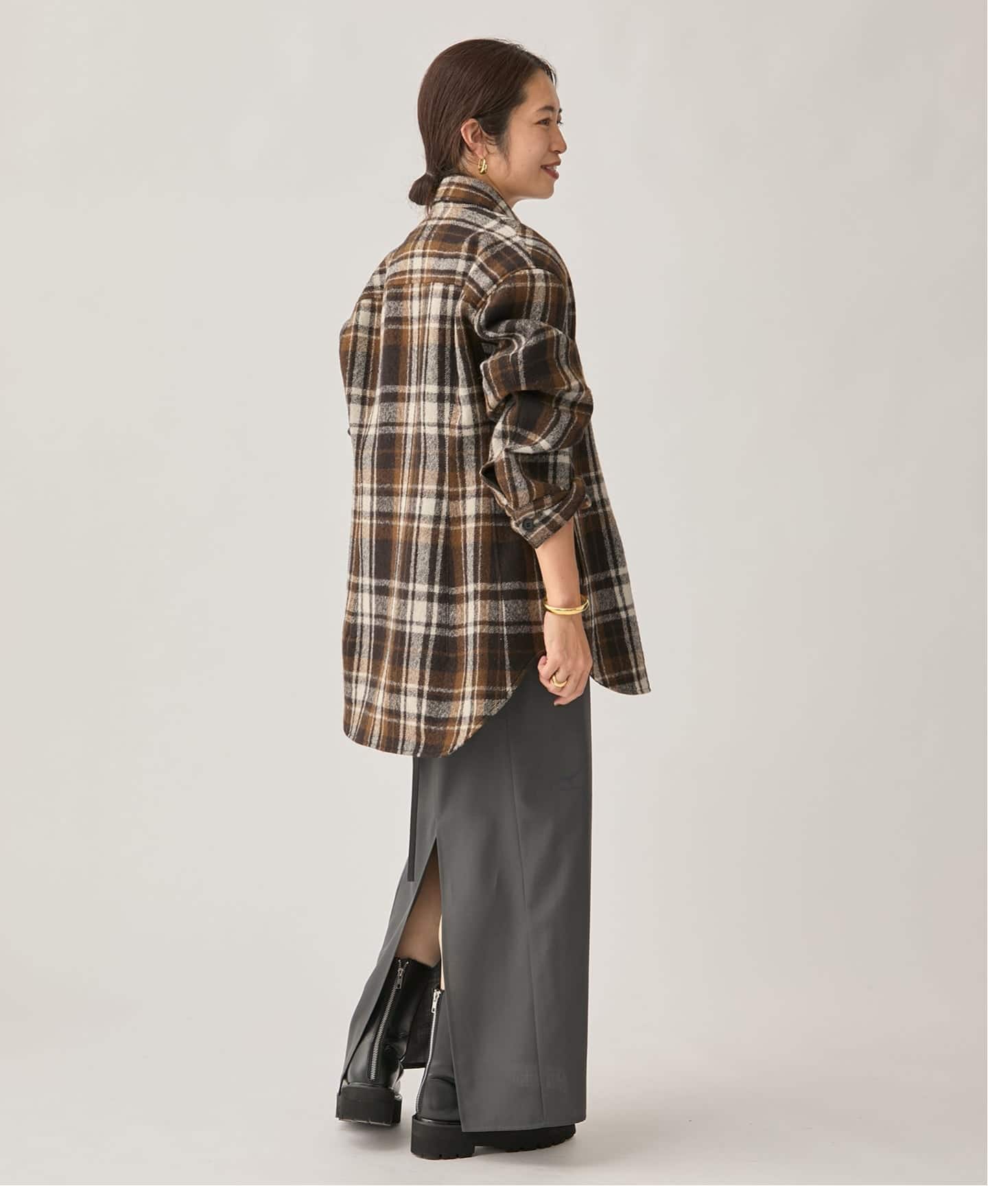 INSCRIRE アンスクリア Check Conscious シャツ I25AWSH97（シャツ