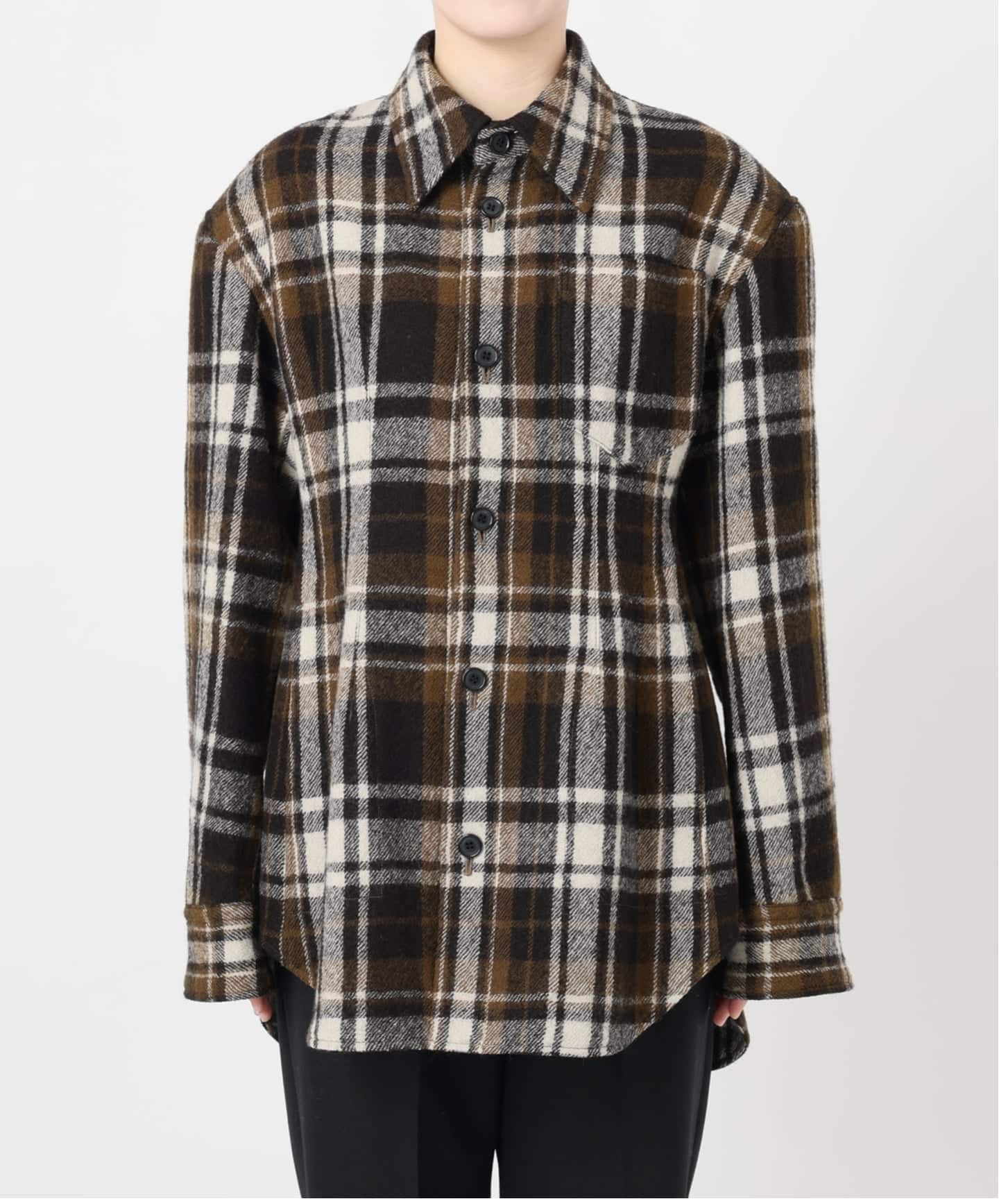 INSCRIRE アンスクリア Check Conscious シャツ I25AWSH97（シャツ