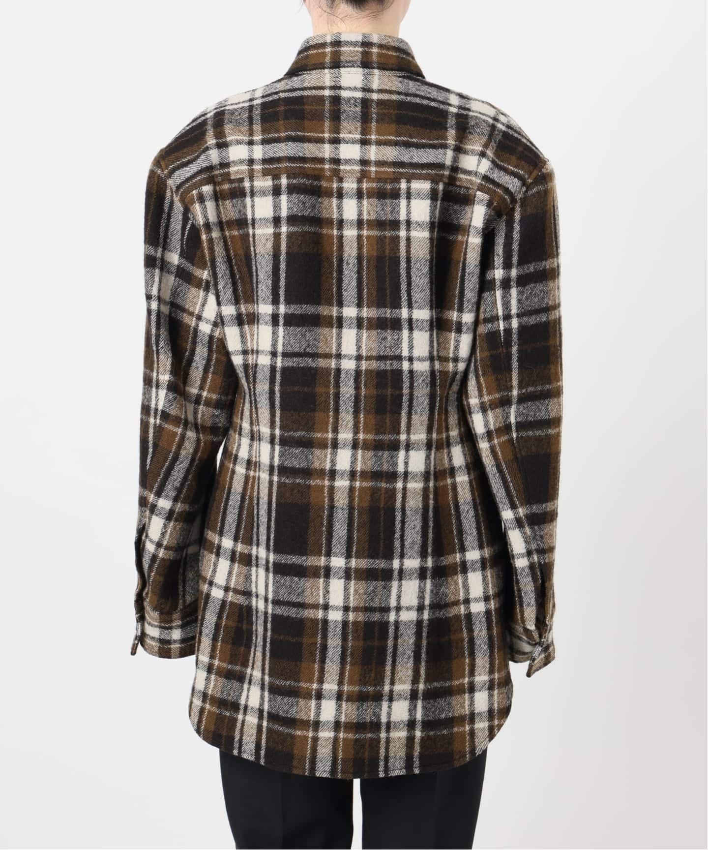 INSCRIREアンスクリア⭐︎新品Check Conscious シャツ INSCRIRE アンスクリア Check Conscious シャツ I25AWSH97（シャツ