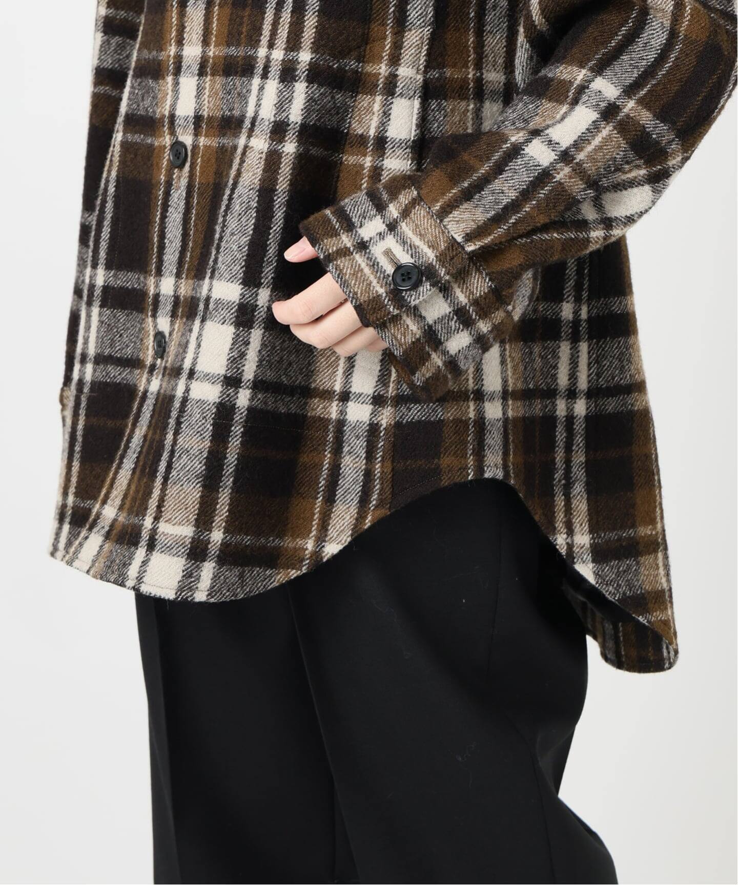 INSCRIRE アンスクリア Check Conscious シャツ I25AWSH97（シャツ