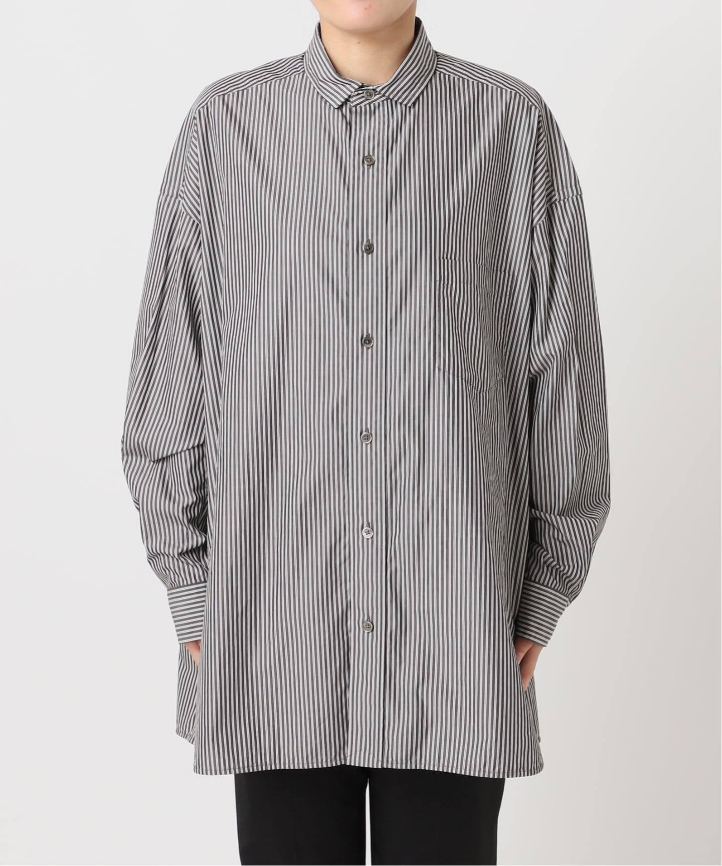 【極美品】TICCA スクエアビッグシャツ　チェック大きめ　洗える　ソメロス社 極美品✨ティッカ ソメロス社 スクエアビッグシャツ ギンガム