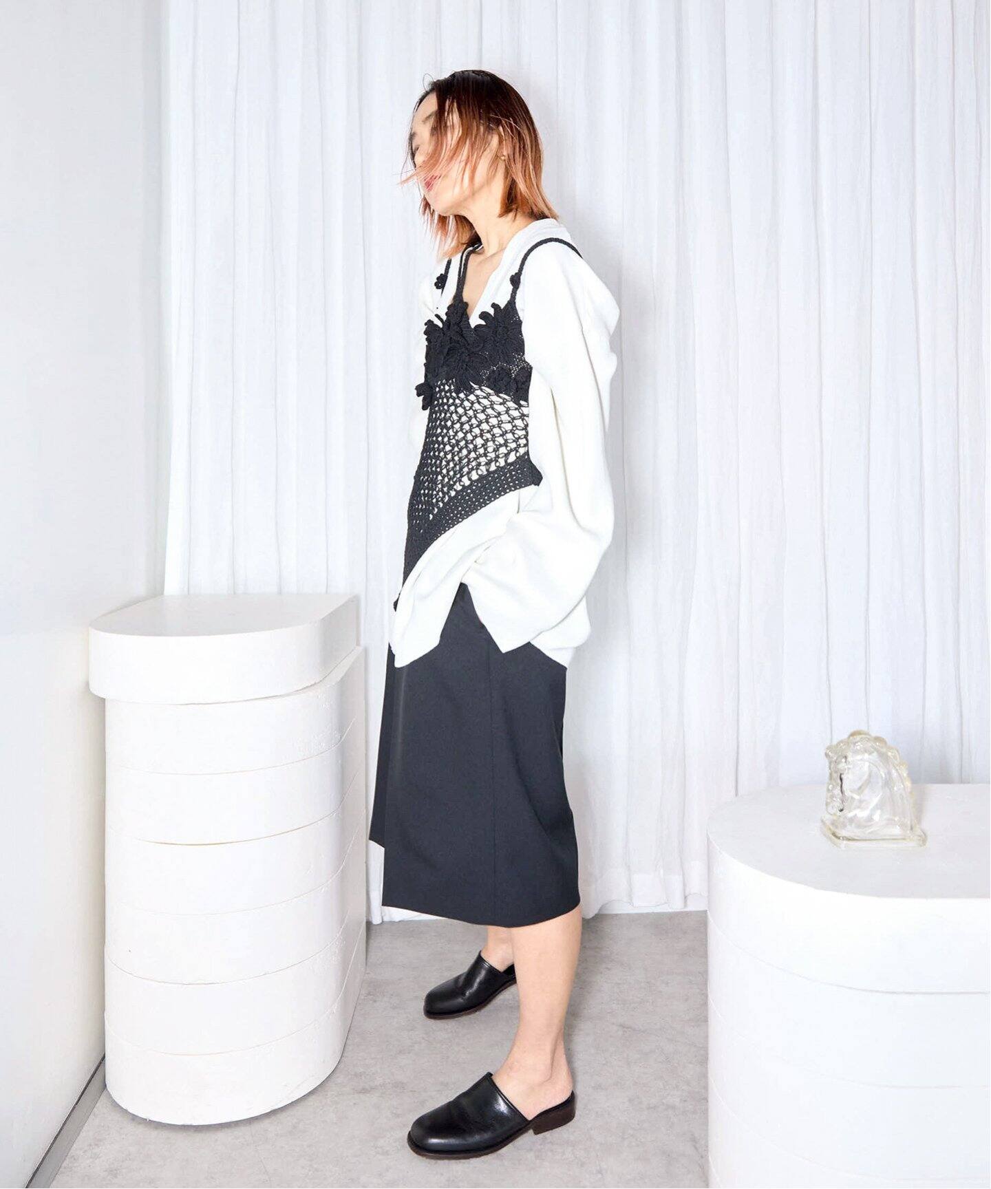 予約》DRAPE NECK ブラウス（シャツ／ブラウス）｜CITYSHOP（シティ 